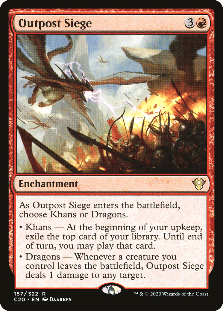 Outpost Siege — Commander 2020 — Magic: The Gathering