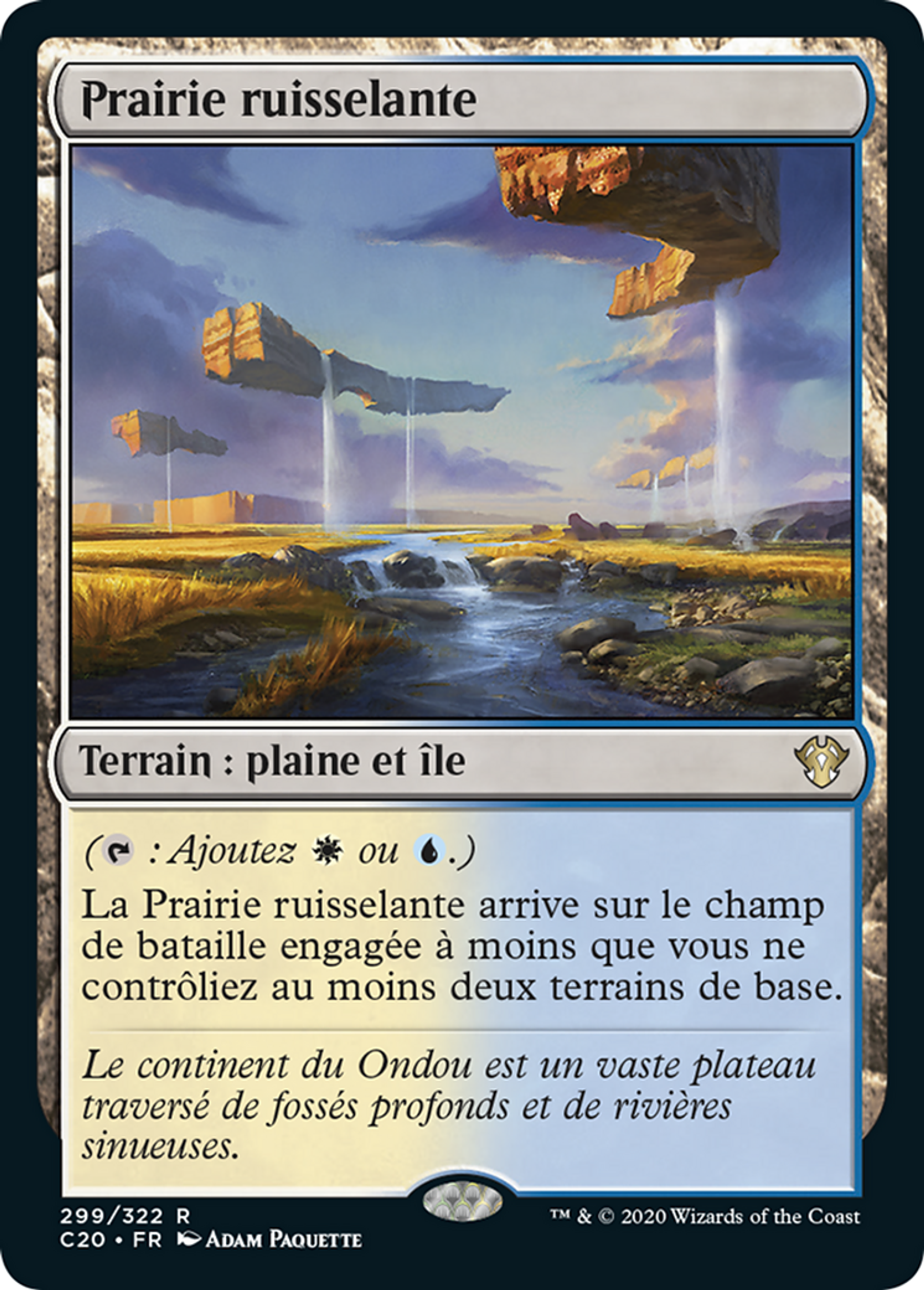 Prairie ruisselante — Commander 2020 — Magic: The Gathering