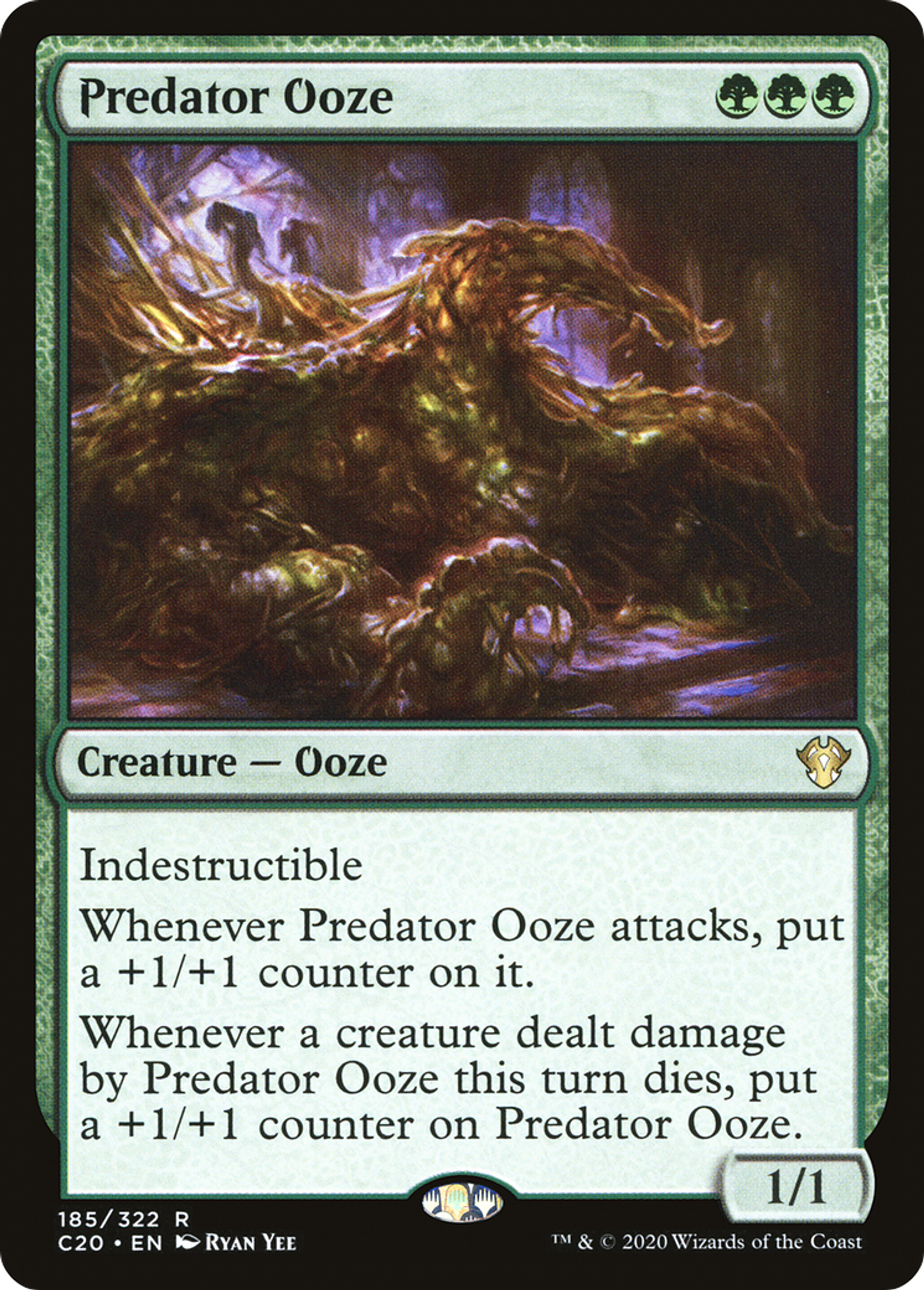 Predator Ooze — Commander 2020 — Magic: The Gathering