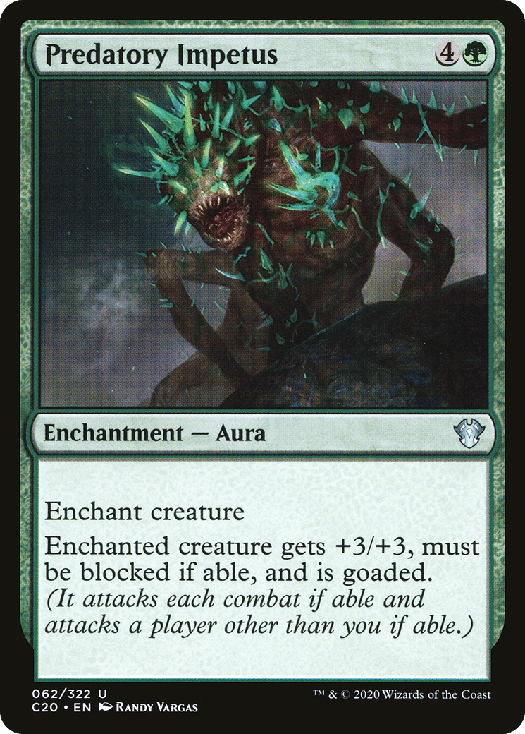 Predatory Impetus — Commander 2020 — Magic: The Gathering