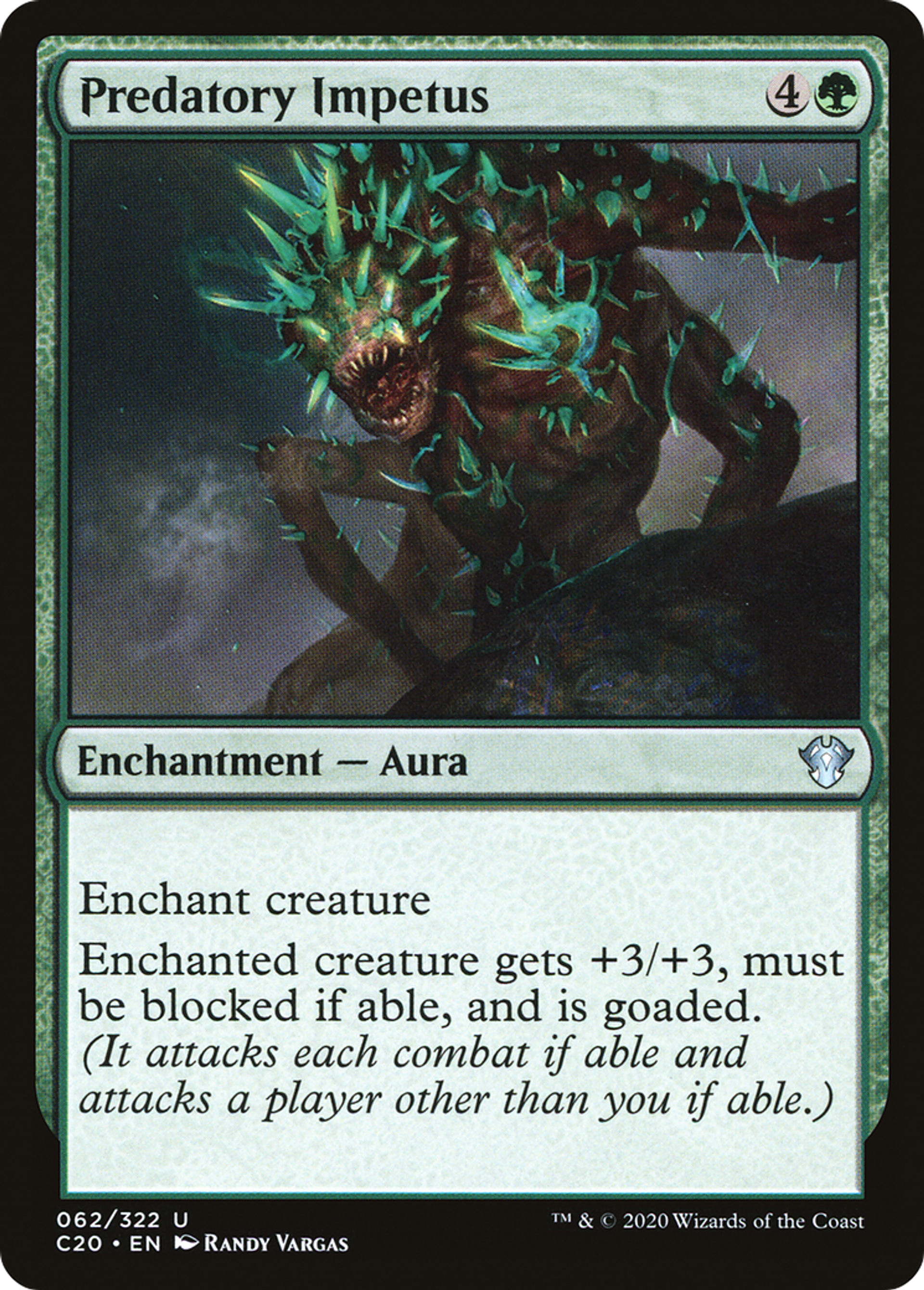 Predatory Impetus — Commander 2020 — Magic: The Gathering
