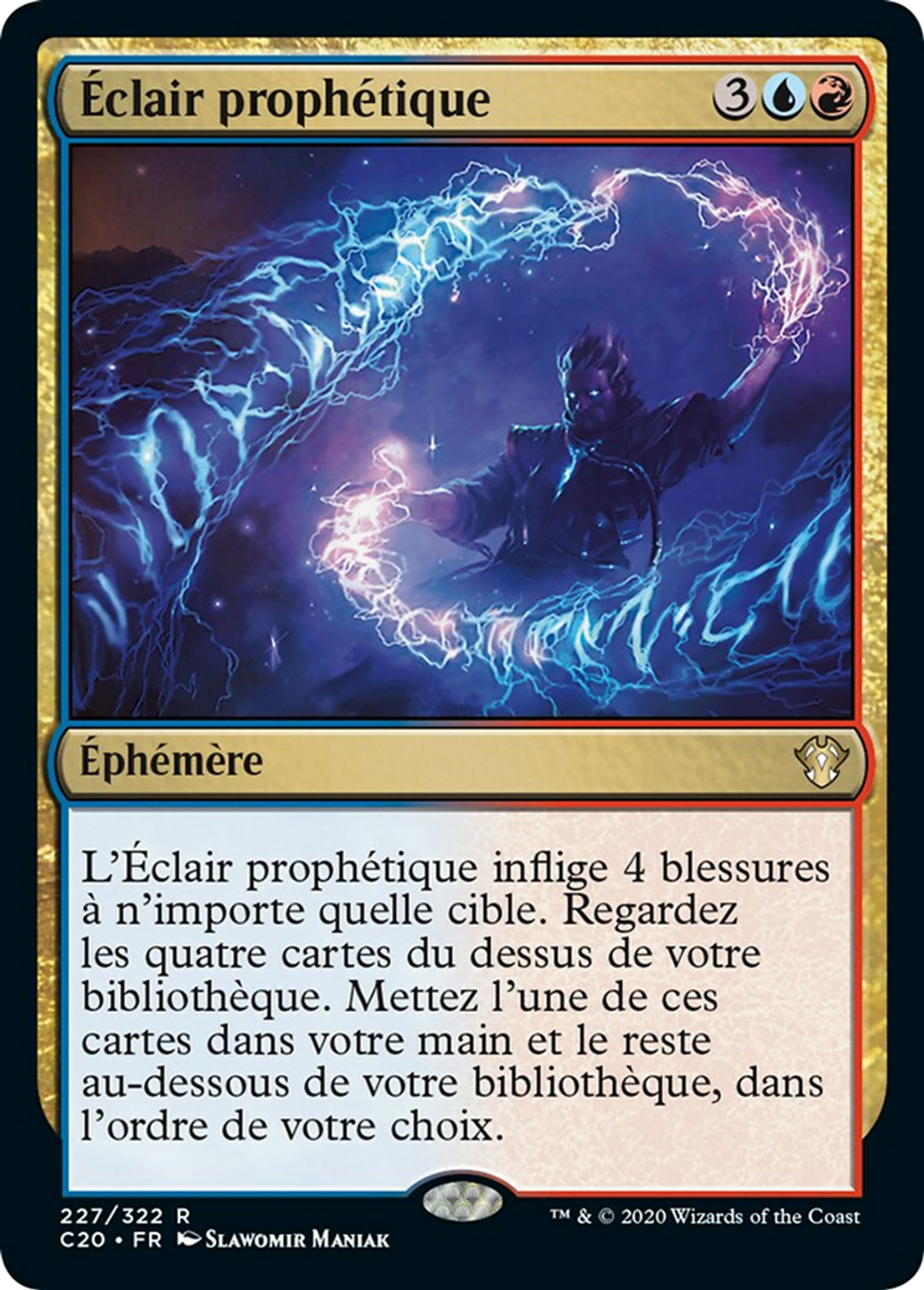 Éclair prophétique — Commander 2020 — Magic: The Gathering
