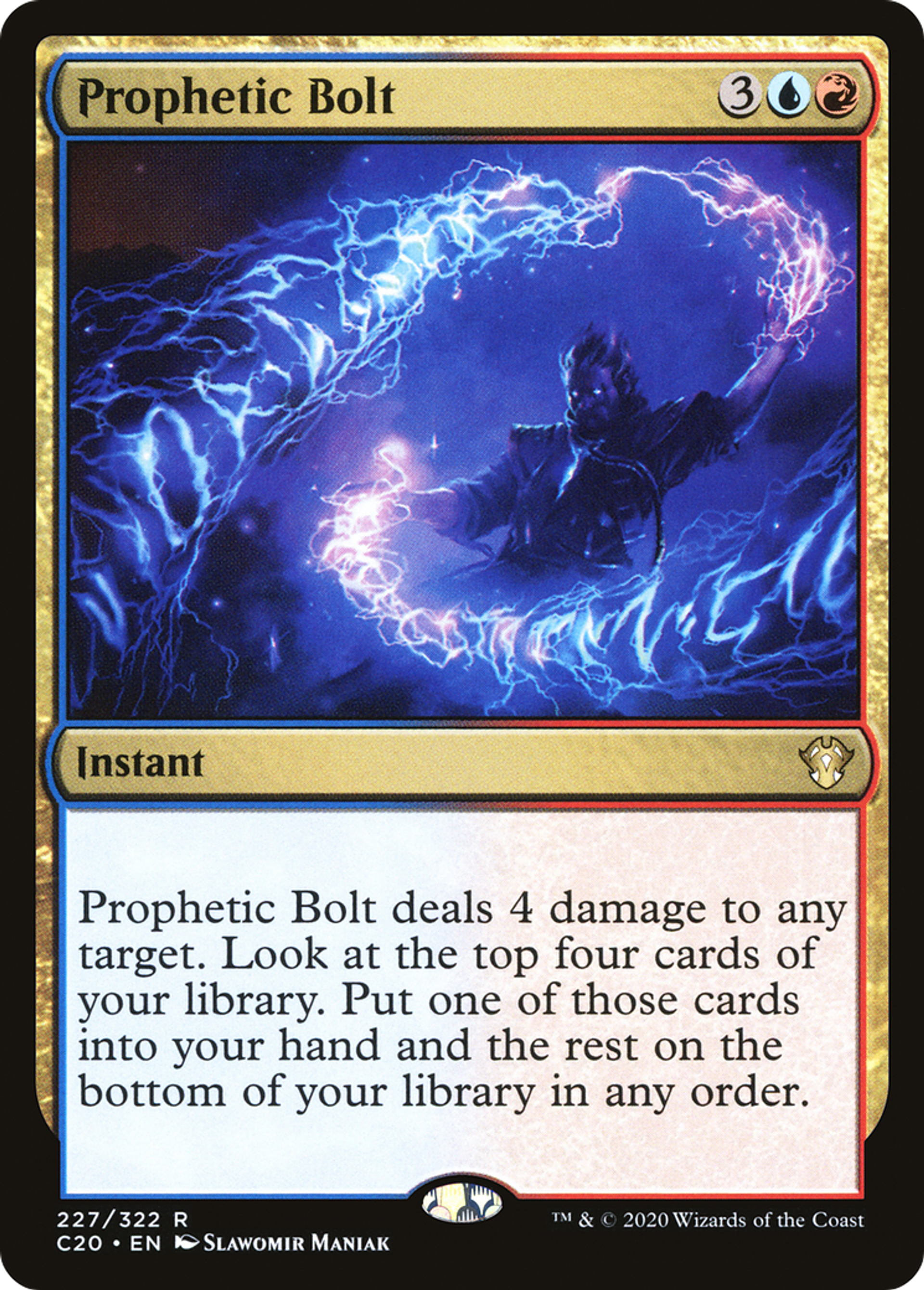 Prophetic Bolt — Commander 2020 — Magic: The Gathering