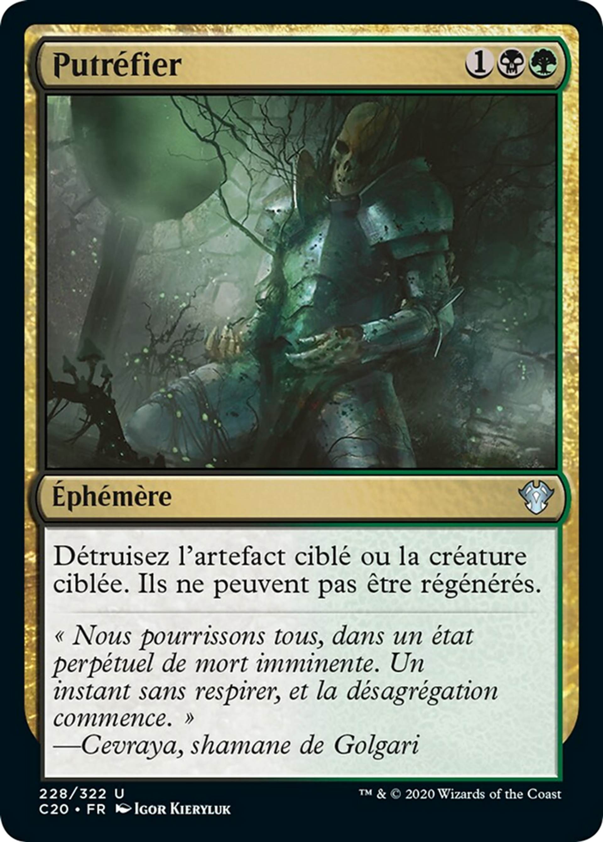 Putréfier — Commander 2020 — Magic: The Gathering