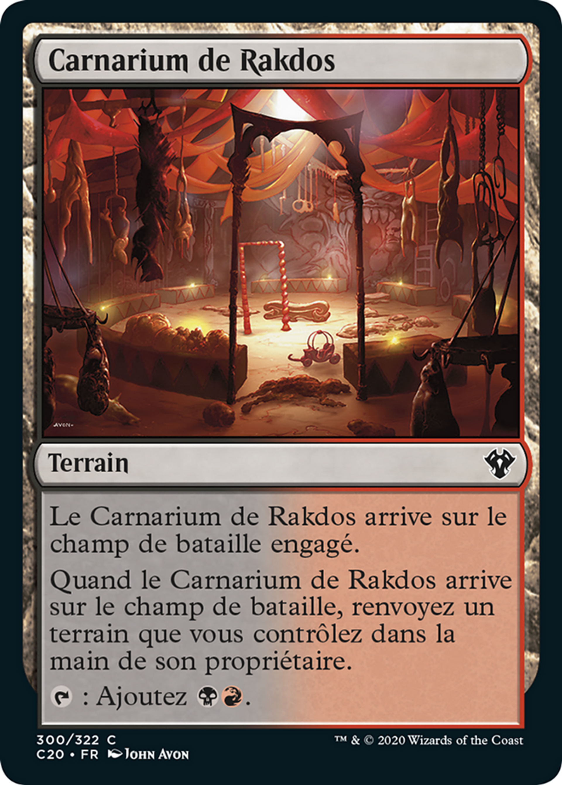Carnarium de Rakdos — Commander 2020 — Magic: The Gathering