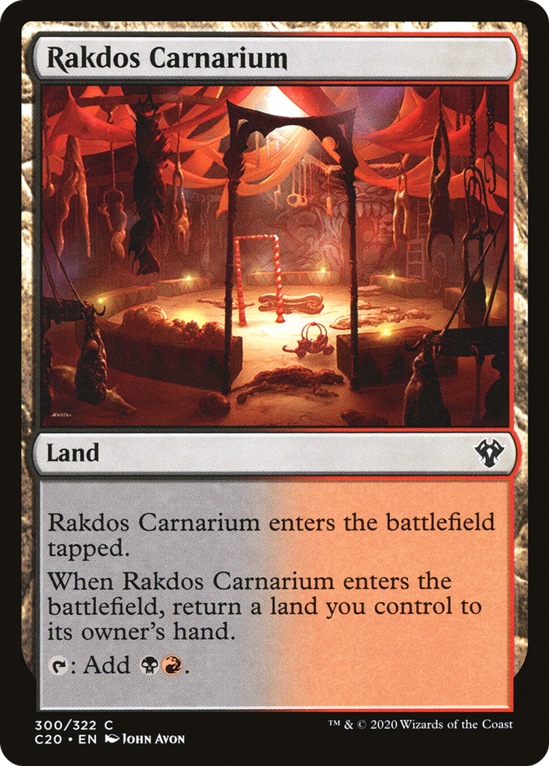 Rakdos Carnarium — Commander 2020 — Magic: The Gathering