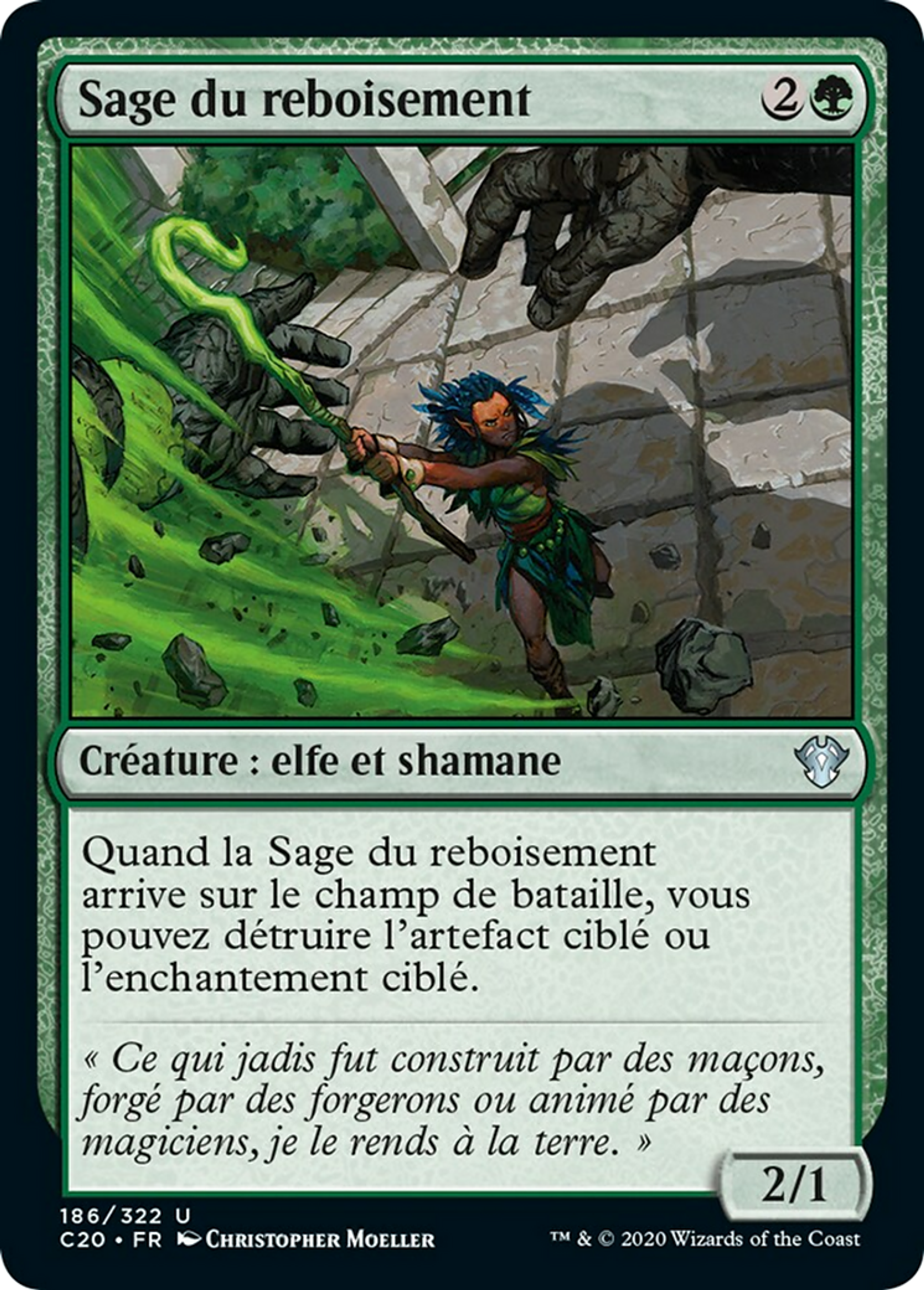 Sage du reboisement — Commander 2020 — Magic: The Gathering