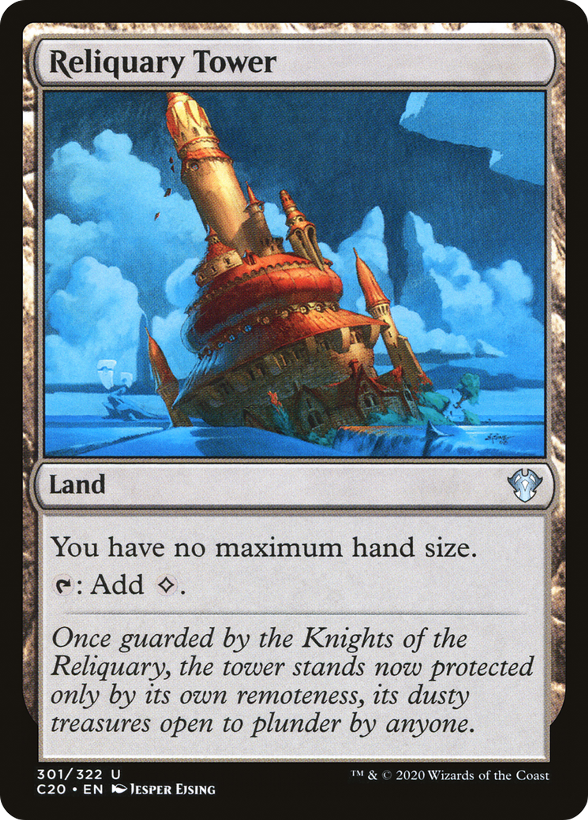 Reliquary Tower — Commander 2020 — Magic: The Gathering