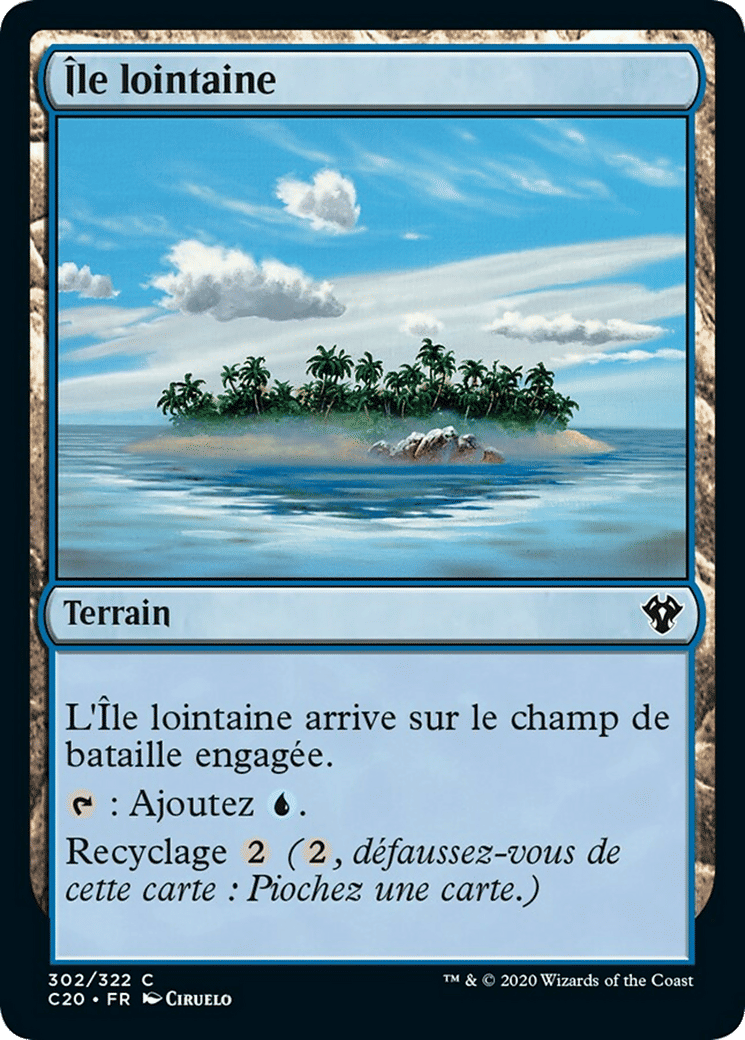 Île lointaine — Commander 2020 — Magic: The Gathering