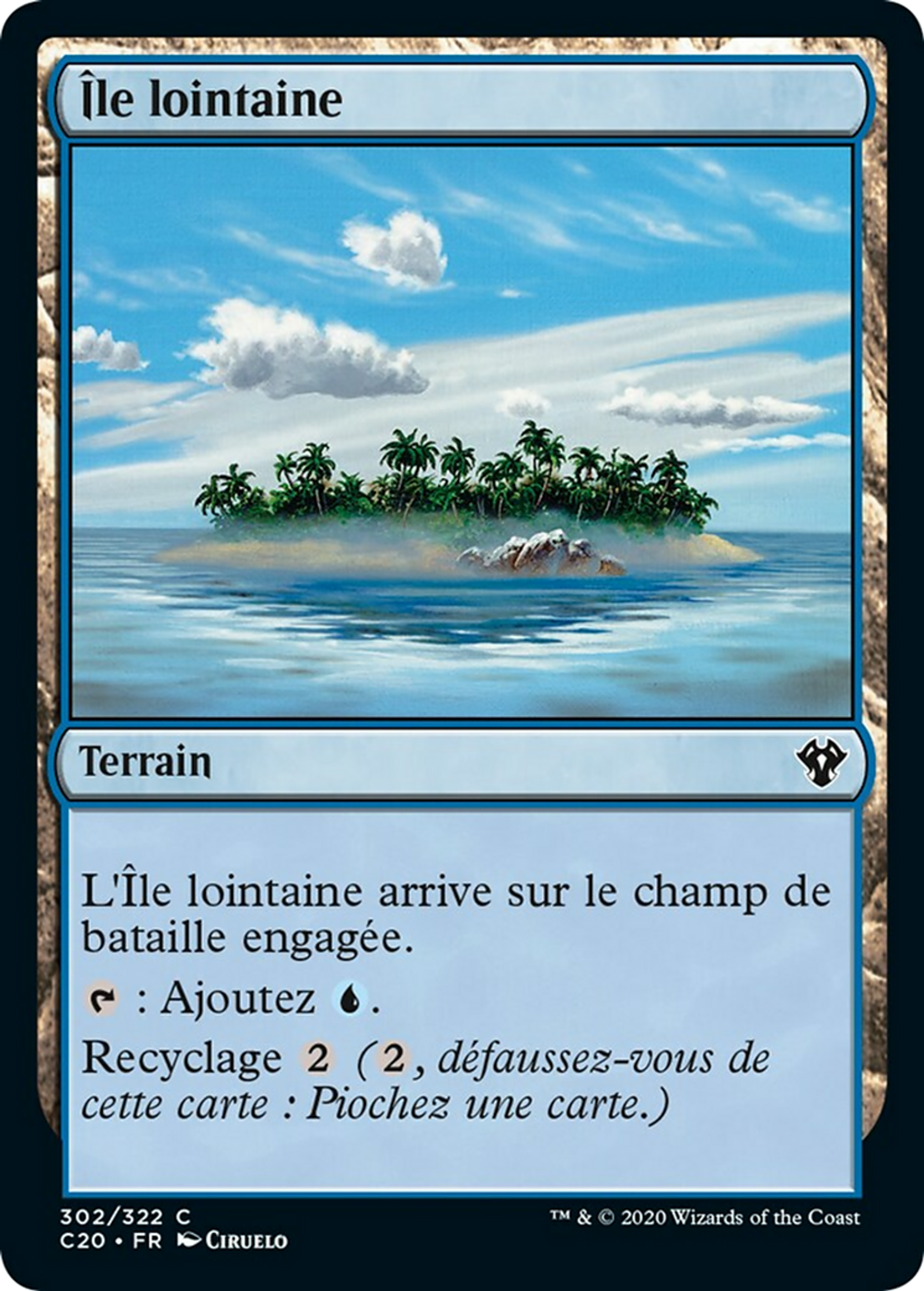 Île lointaine — Commander 2020 — Magic: The Gathering