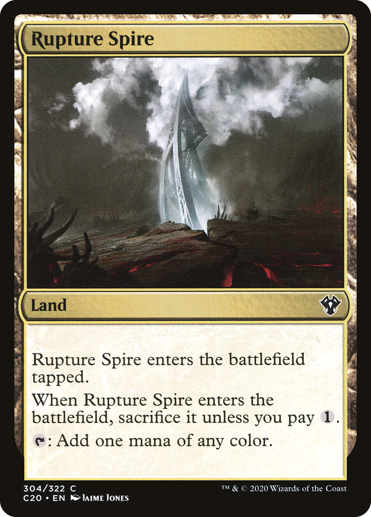 Rupture Spire — Commander 2020 — Magic: The Gathering