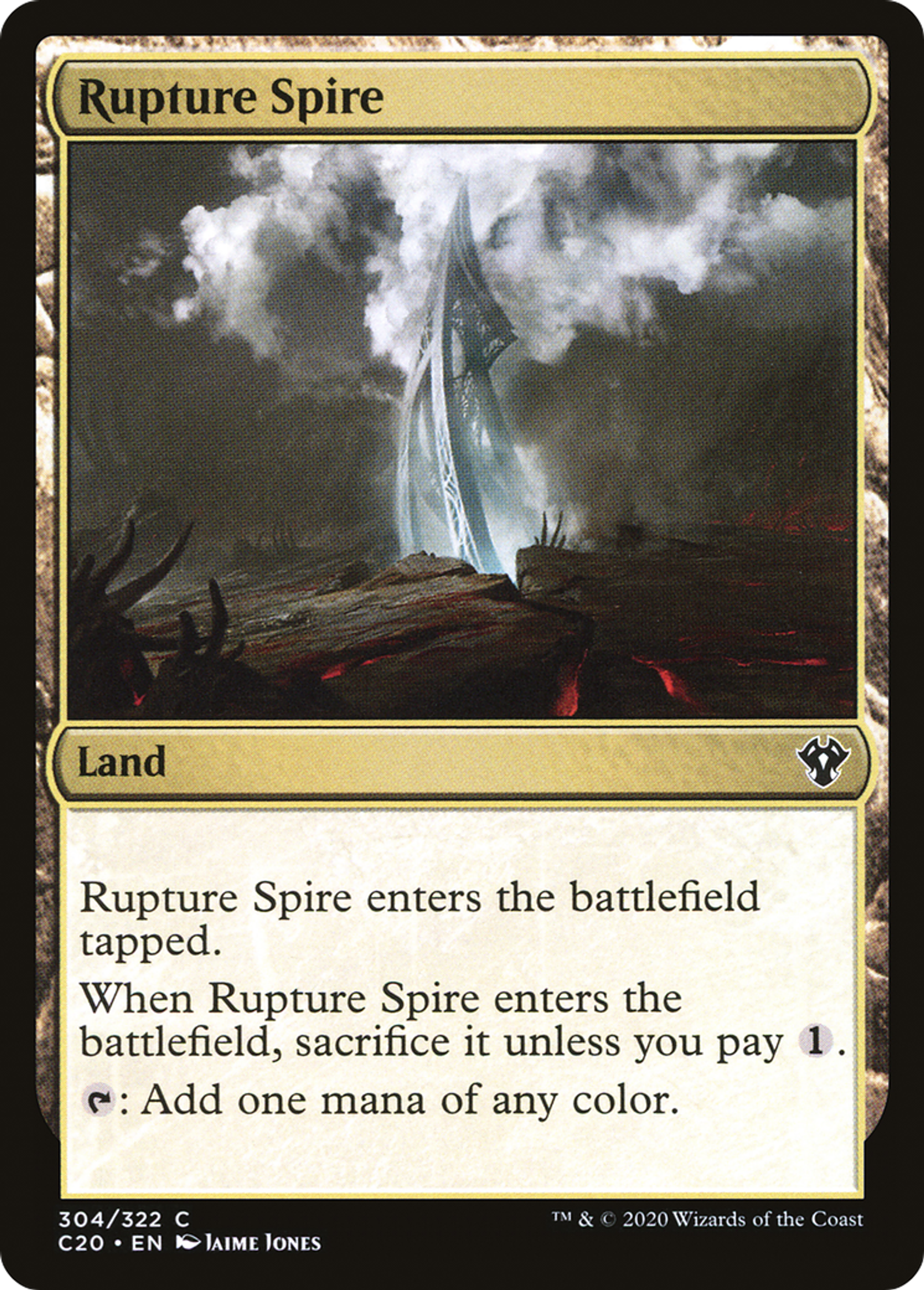 Rupture Spire — Commander 2020 — Magic: The Gathering