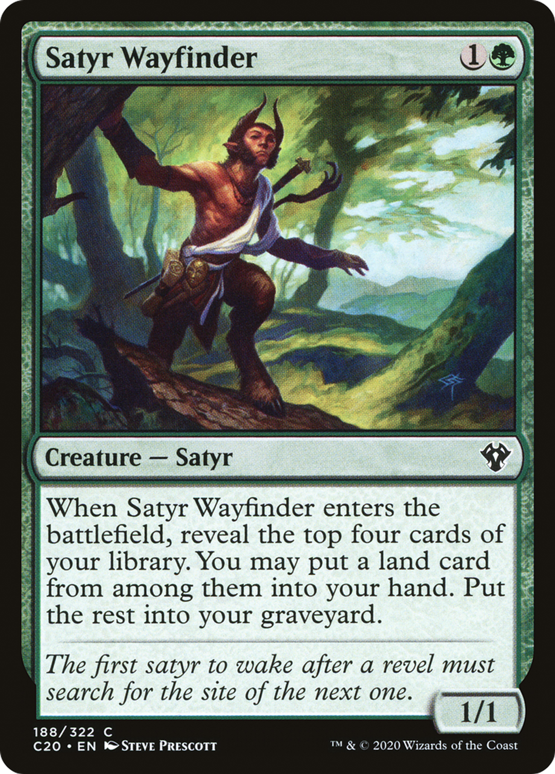 Satyr Wayfinder — Commander 2020 — Magic: The Gathering