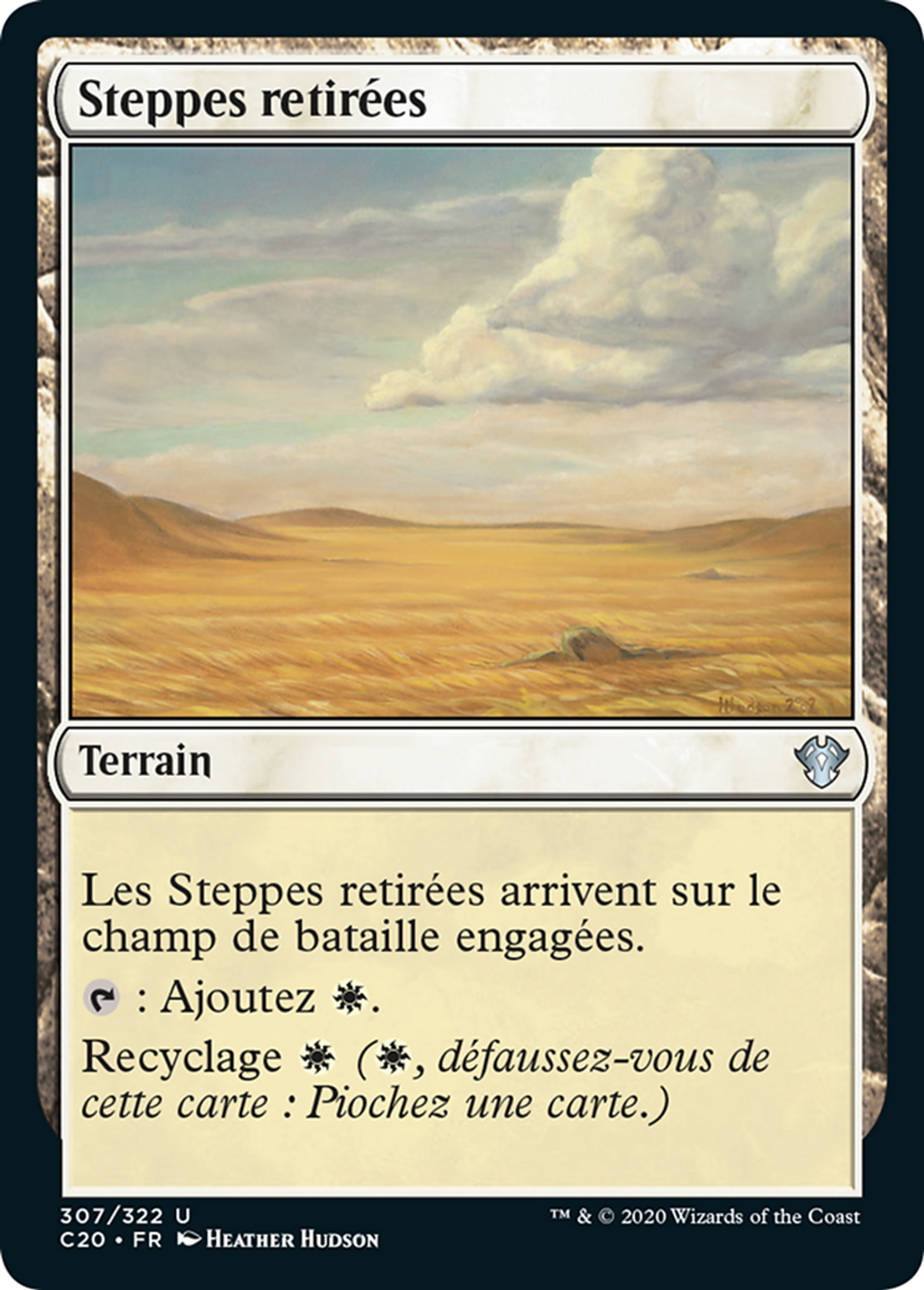 Steppes retirées — Commander 2020 — Magic: The Gathering