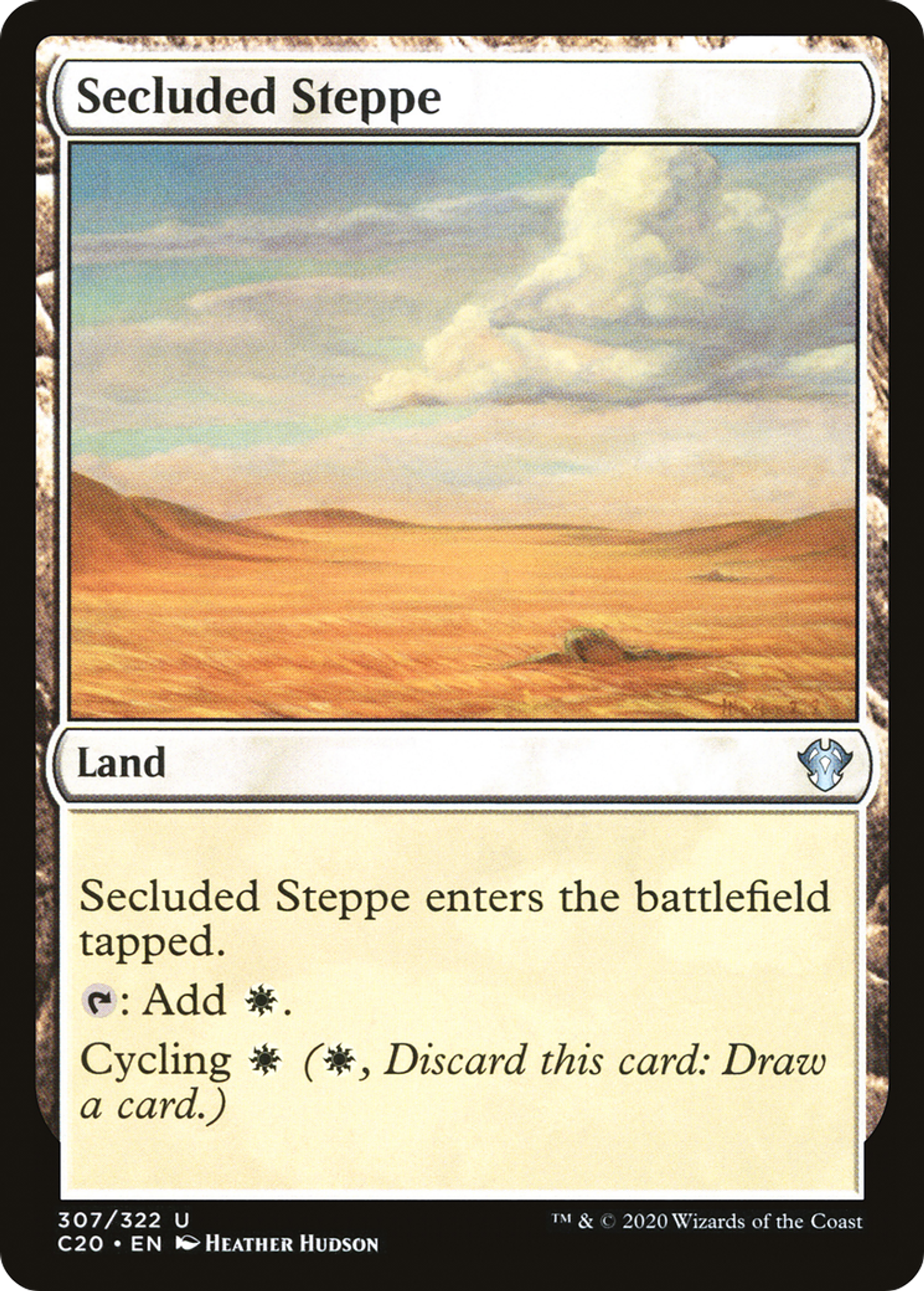 Secluded Steppe — Commander 2020 — Magic: The Gathering