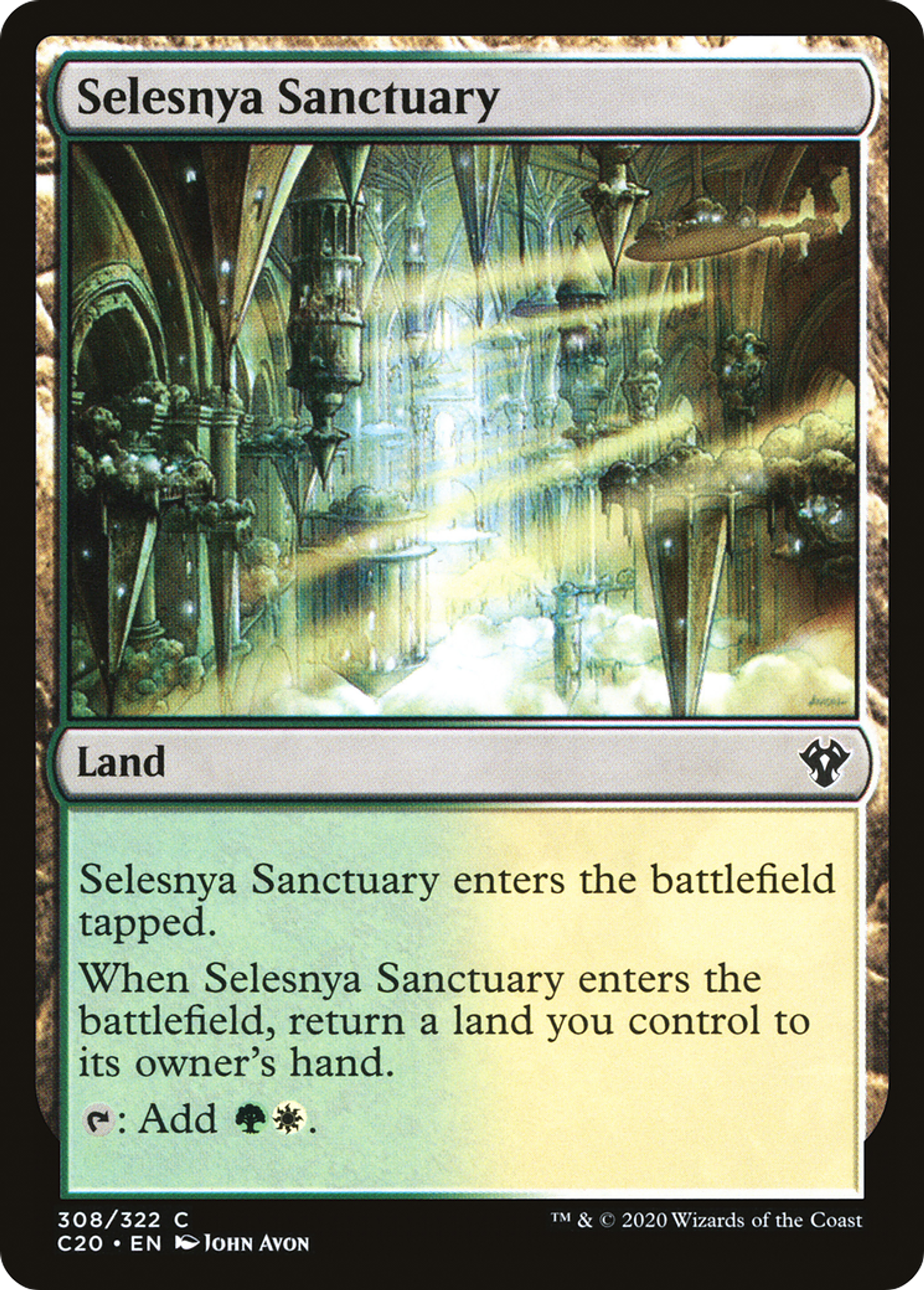 Selesnya Sanctuary — Commander 2020 — Magic: The Gathering