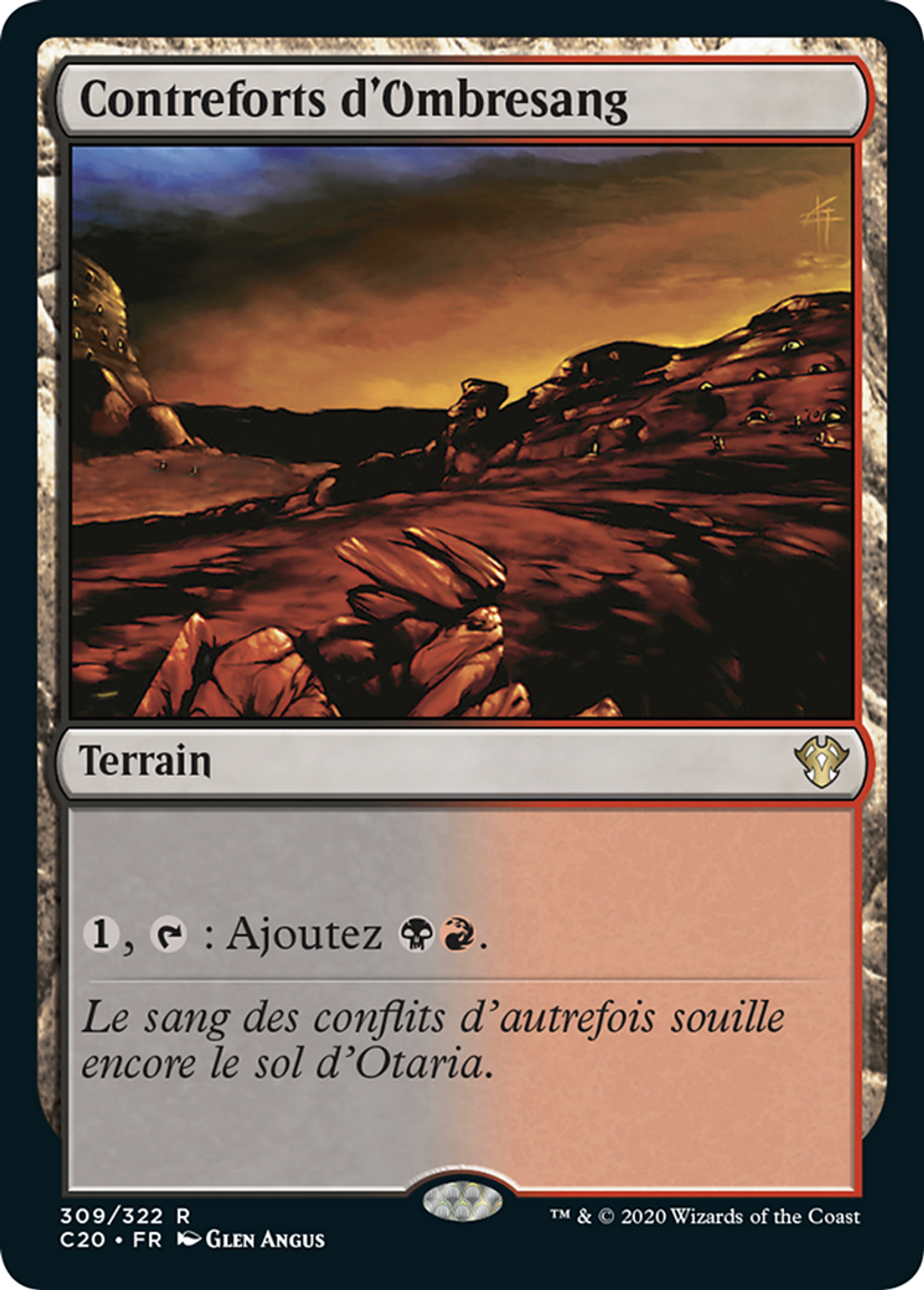 Contreforts d'Ombresang — Commander 2020 — Magic: The Gathering