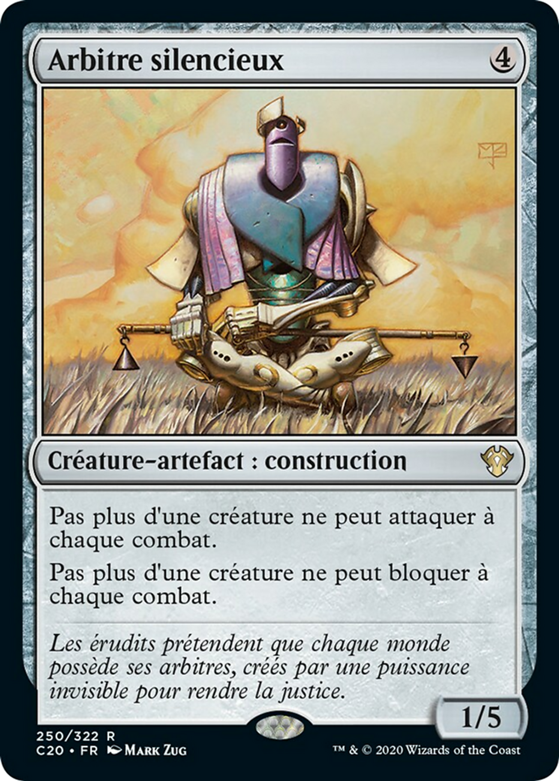 Arbitre silencieux — Commander 2020 — Magic: The Gathering