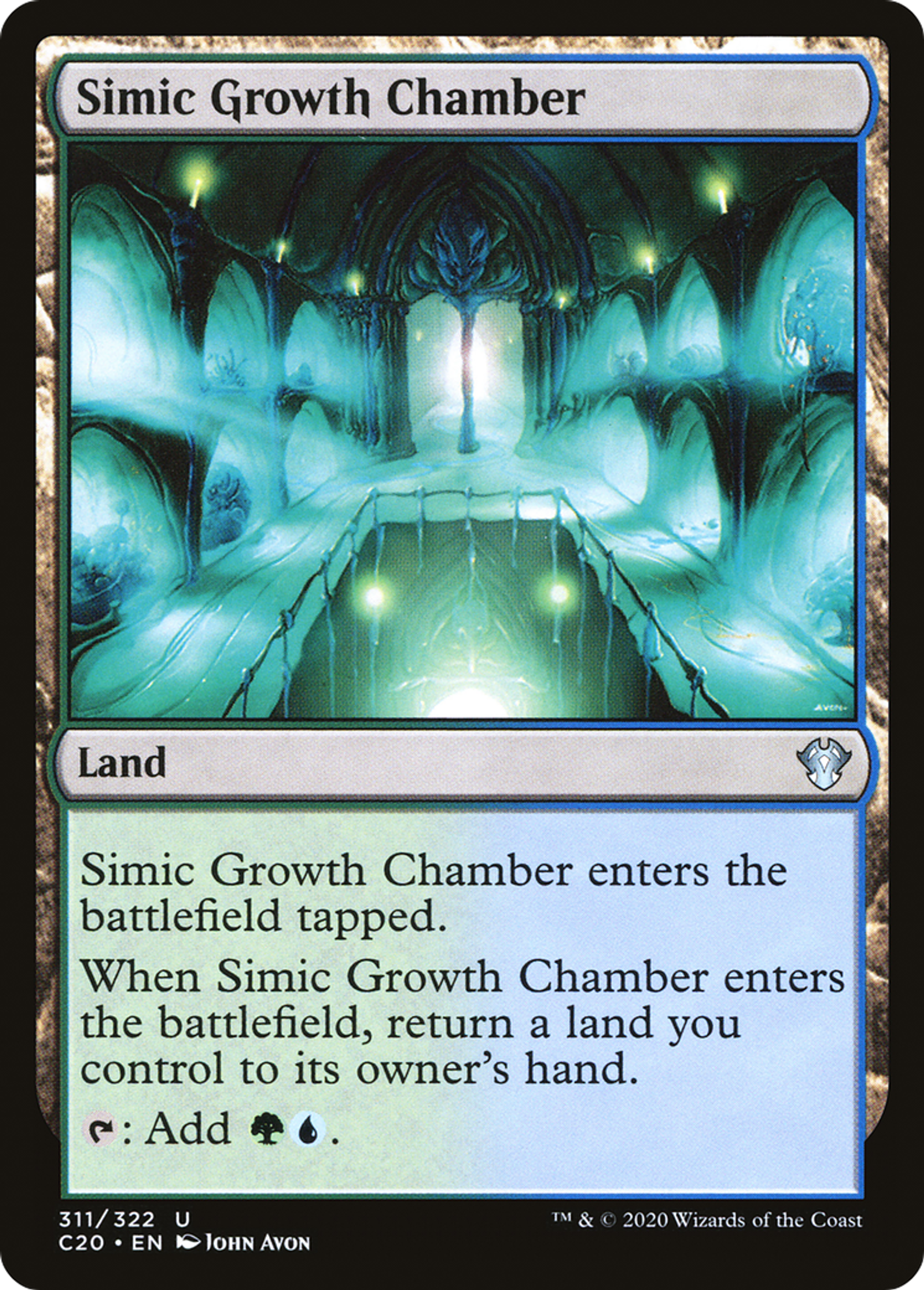 Simic Growth Chamber — Commander 2020 — Magic: The Gathering