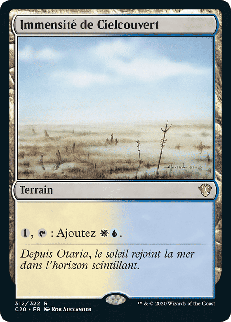Immensité de Cielcouvert — Commander 2020 — Magic: The Gathering