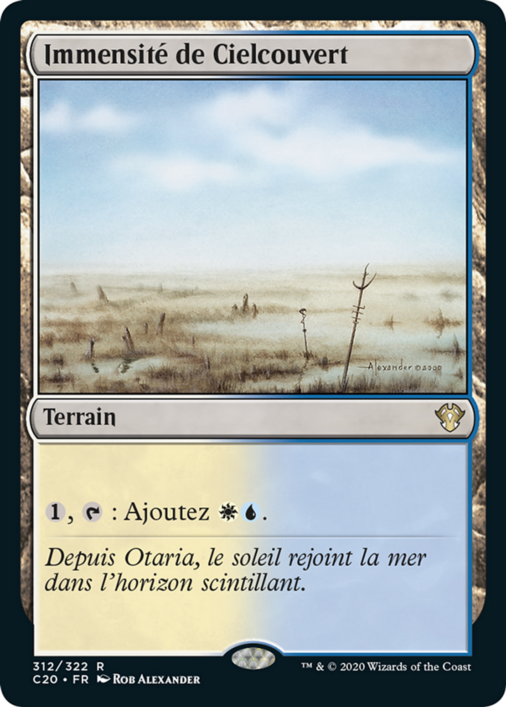 Immensité de Cielcouvert — Commander 2020 — Magic: The Gathering