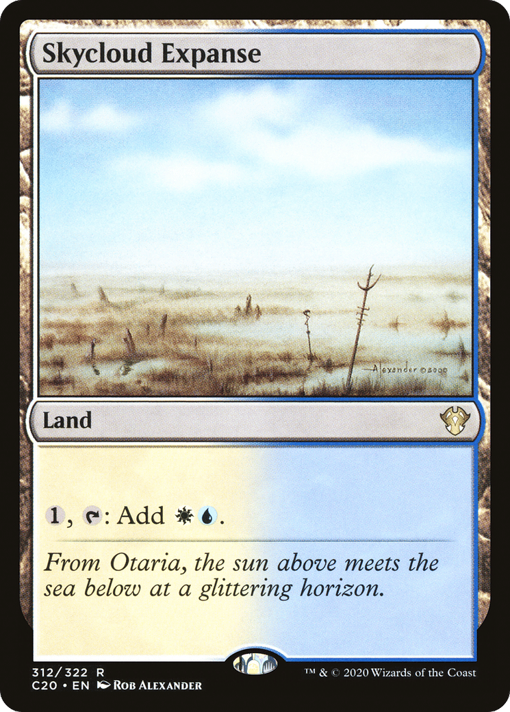 Skycloud Expanse — Commander 2020 — Magic: The Gathering