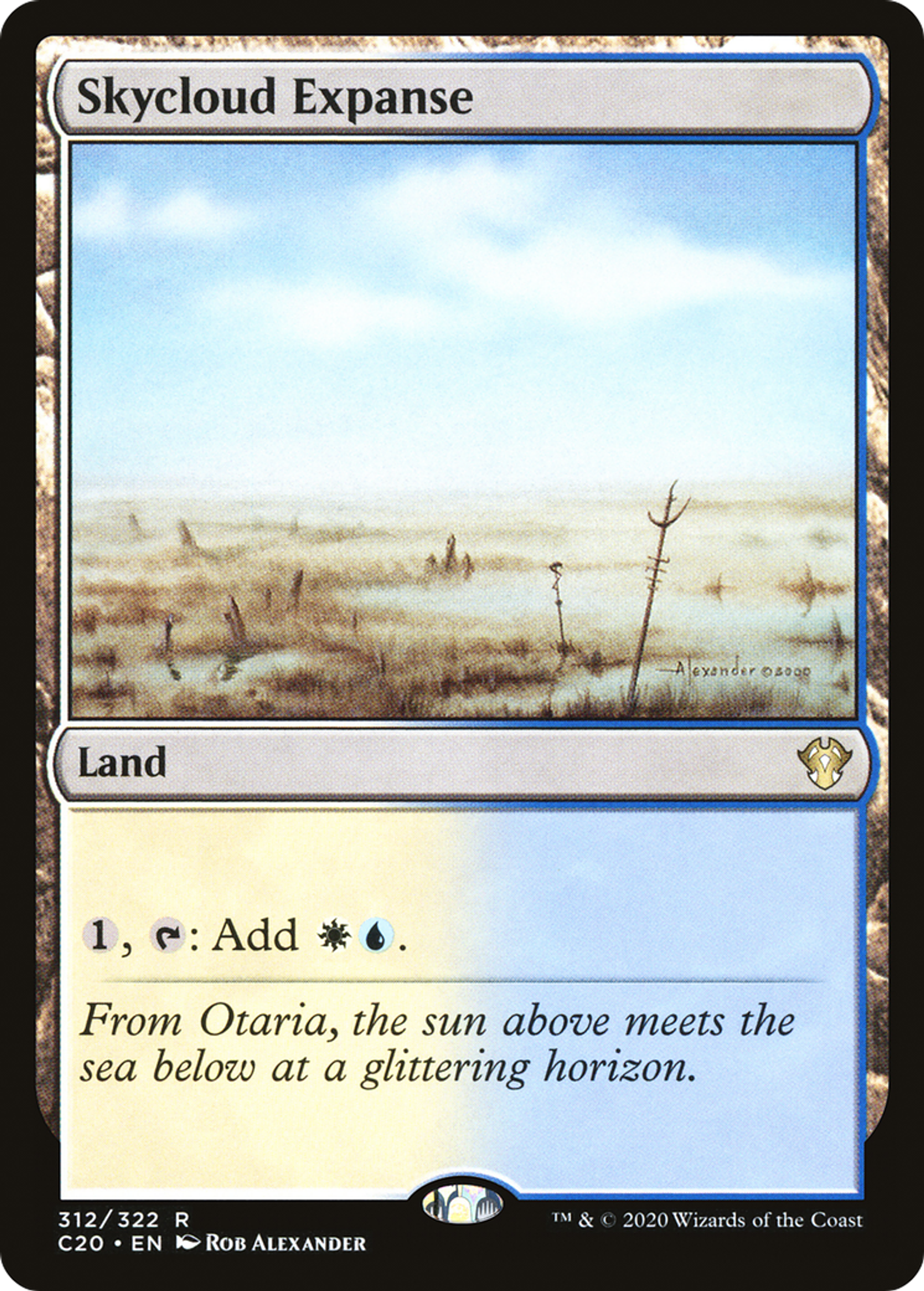 Skycloud Expanse — Commander 2020 — Magic: The Gathering
