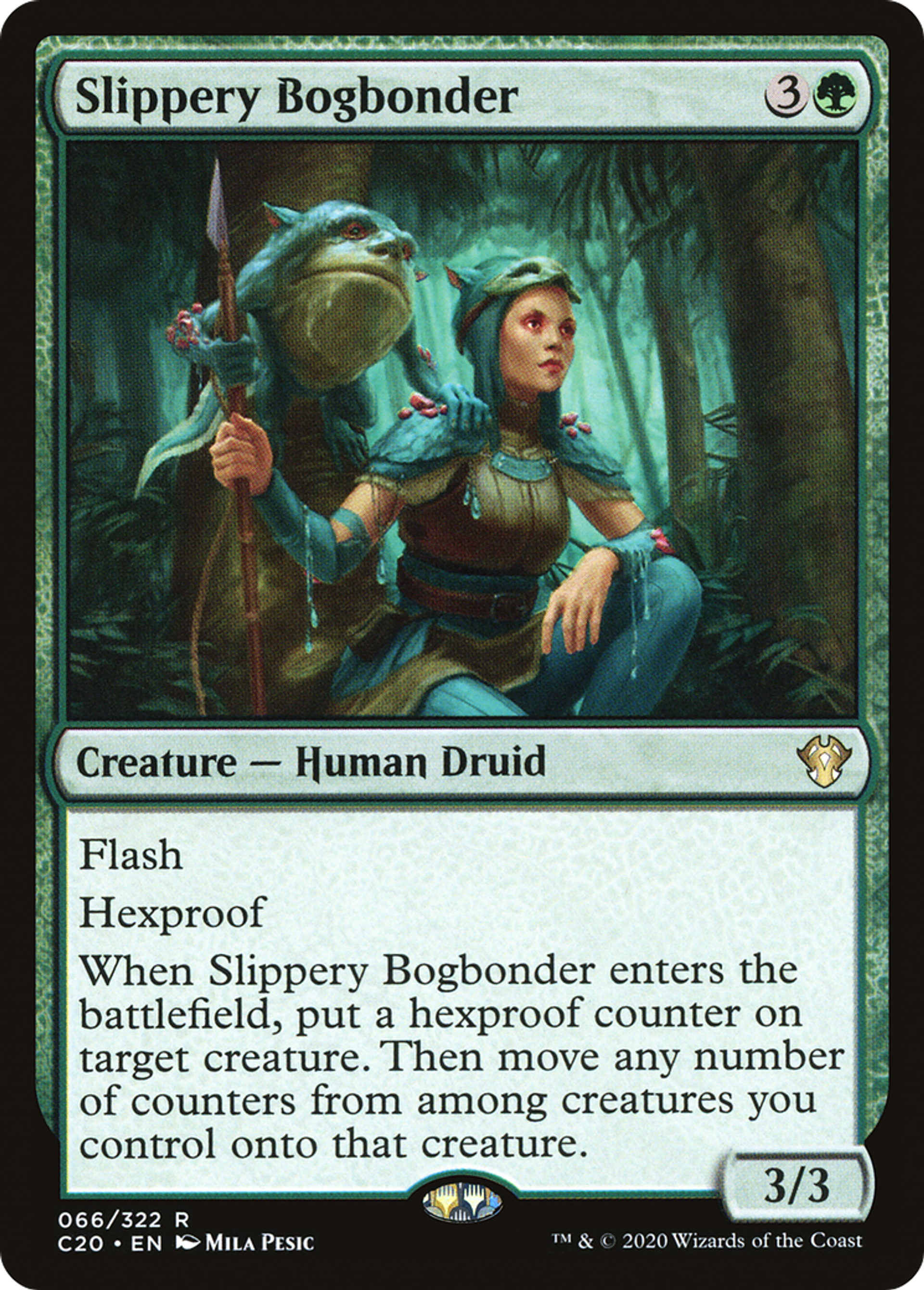 Slippery Bogbonder — Commander 2020 — Magic: The Gathering