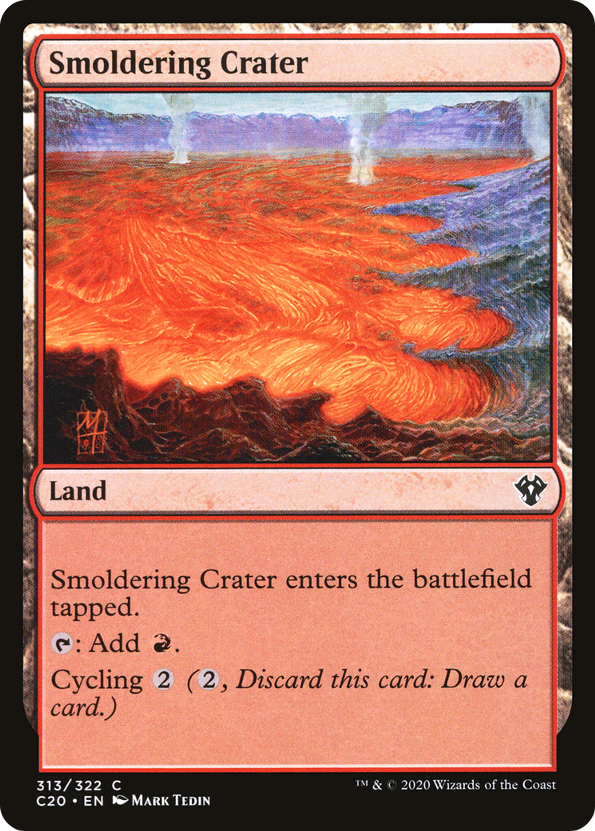 Smoldering Crater — Commander 2020 — Magic: The Gathering