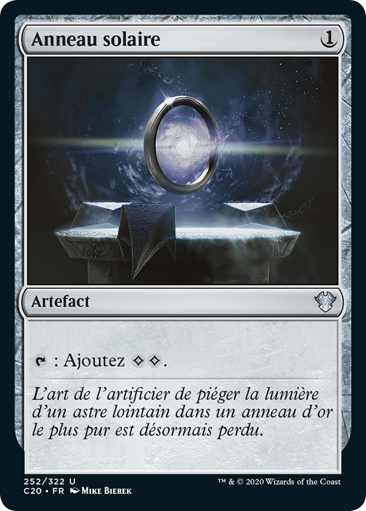 Anneau solaire — Commander 2020 — Magic: The Gathering
