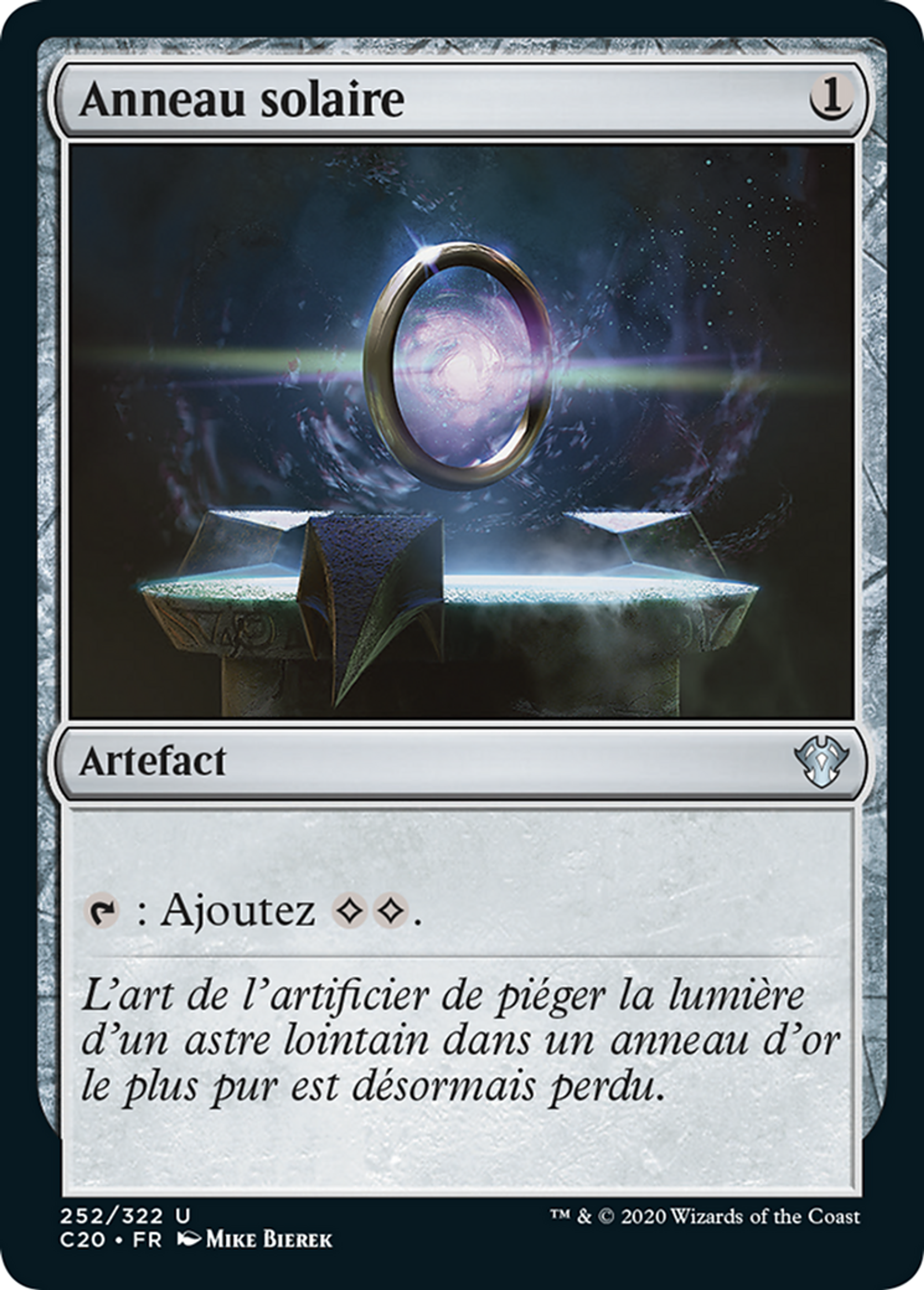 Anneau solaire — Commander 2020 — Magic: The Gathering