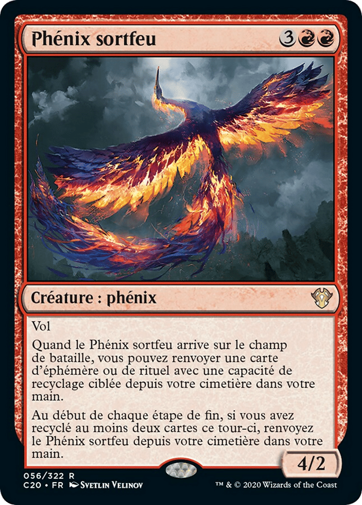 Phénix sortfeu — Commander 2020 — Magic: The Gathering