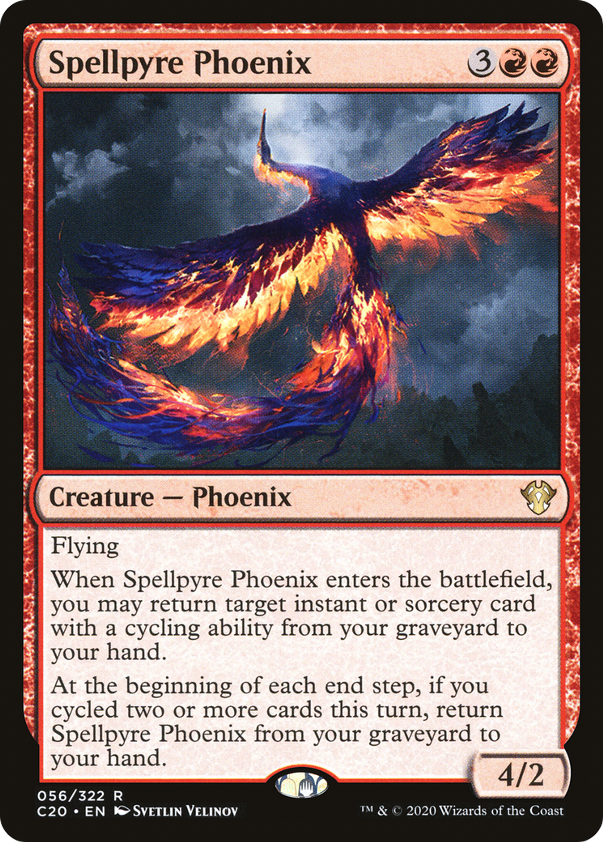 Spellpyre Phoenix — Commander 2020 — Magic: The Gathering
