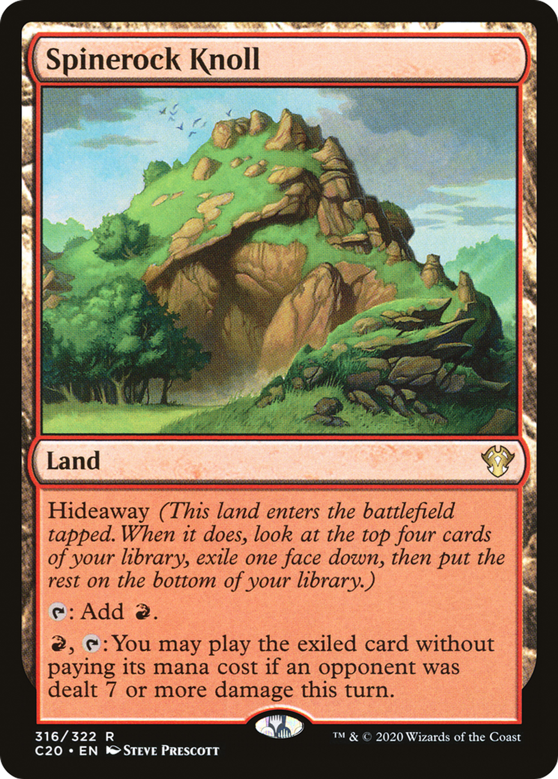 Spinerock Knoll — Commander 2020 — Magic: The Gathering