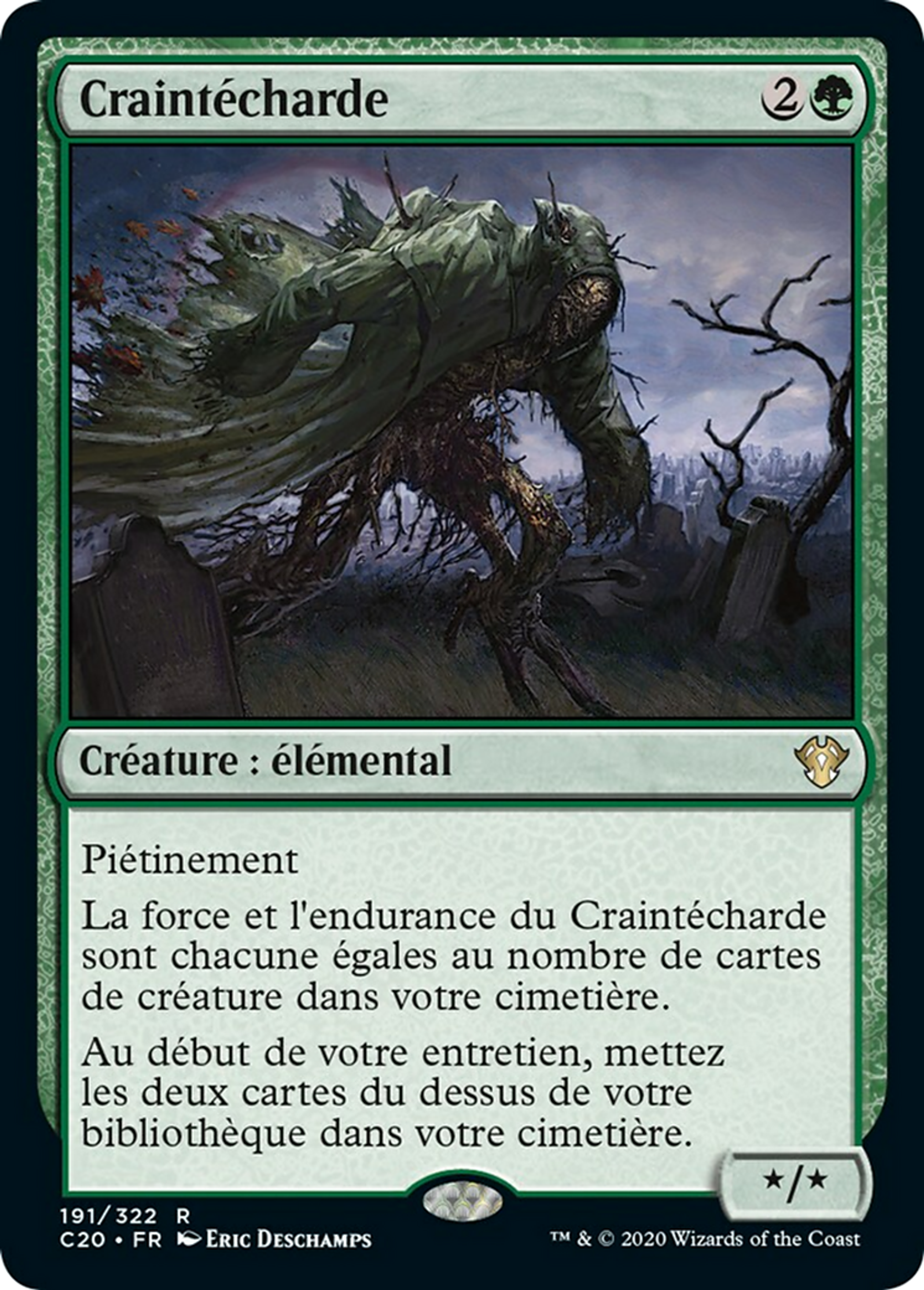 Craintécharde — Commander 2020 — Magic: The Gathering