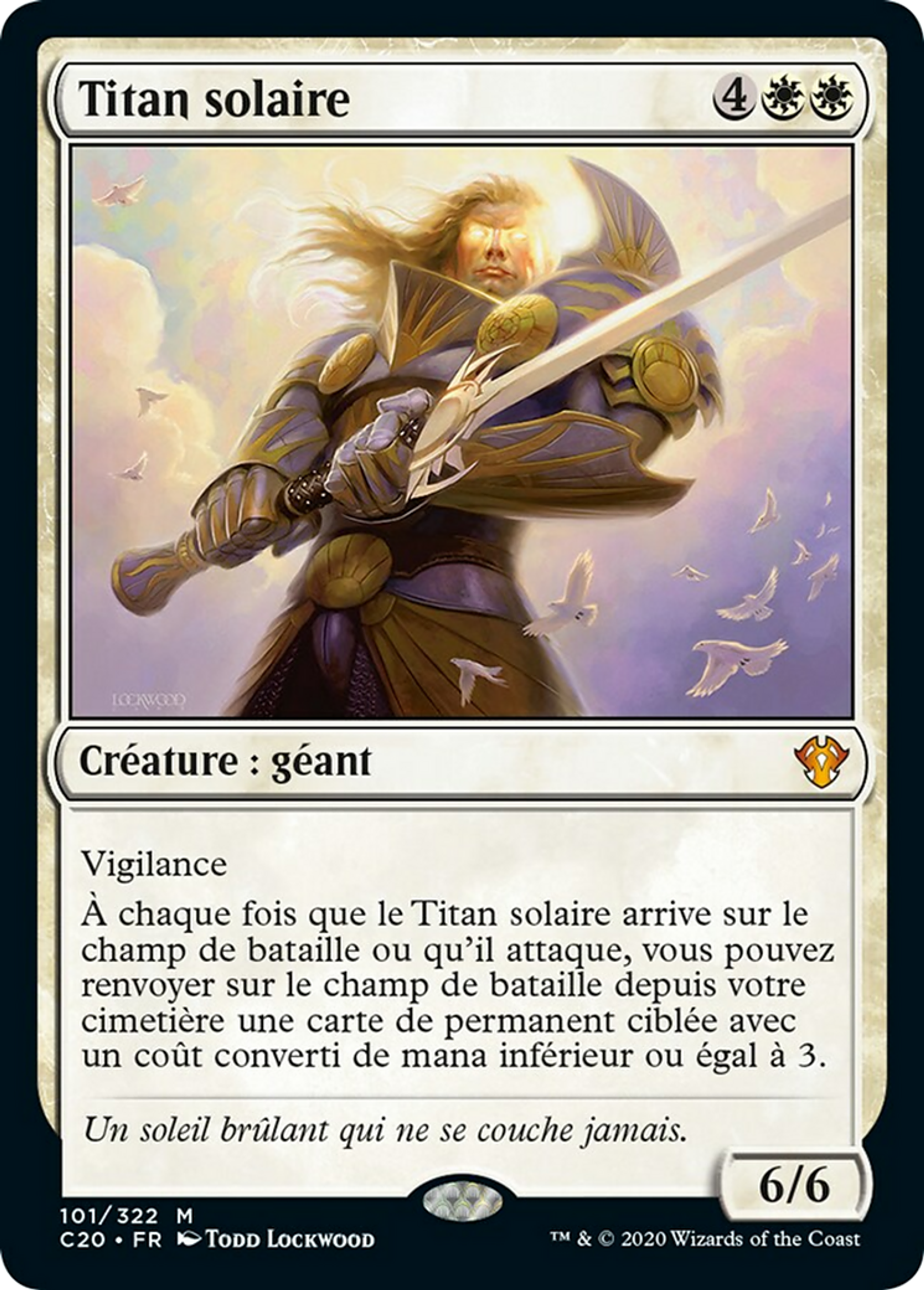 Titan solaire — Commander 2020 — Magic: The Gathering
