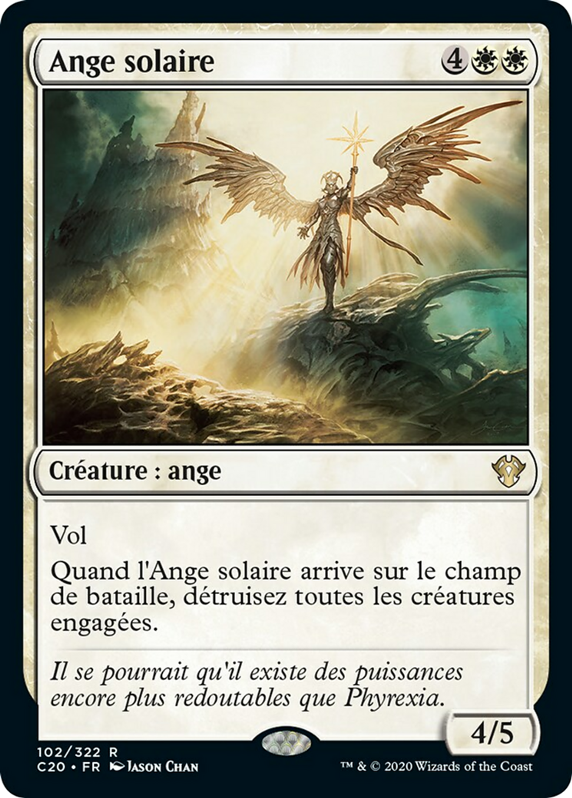 Ange solaire — Commander 2020 — Magic: The Gathering