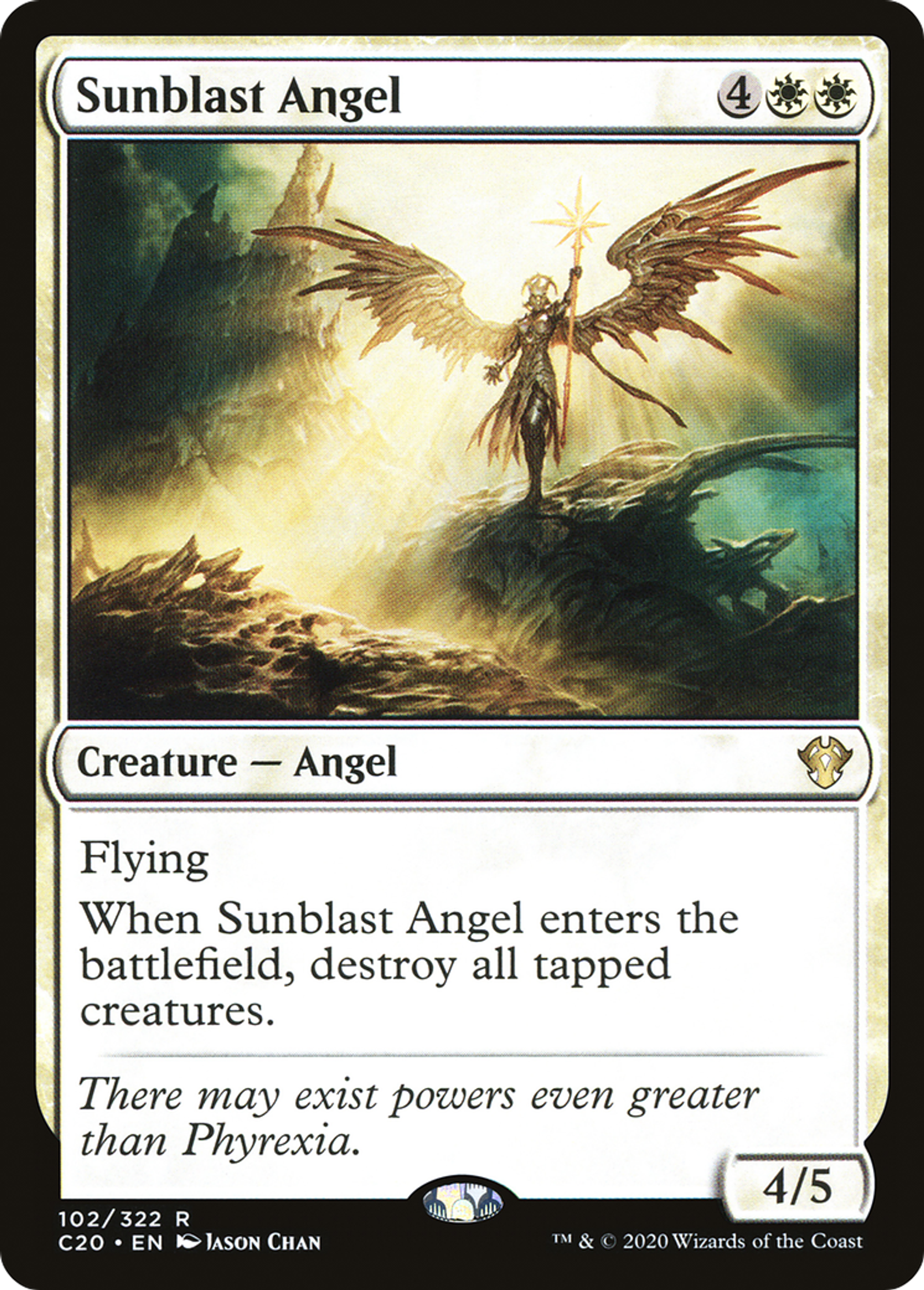 Sunblast Angel — Commander 2020 — Magic: The Gathering