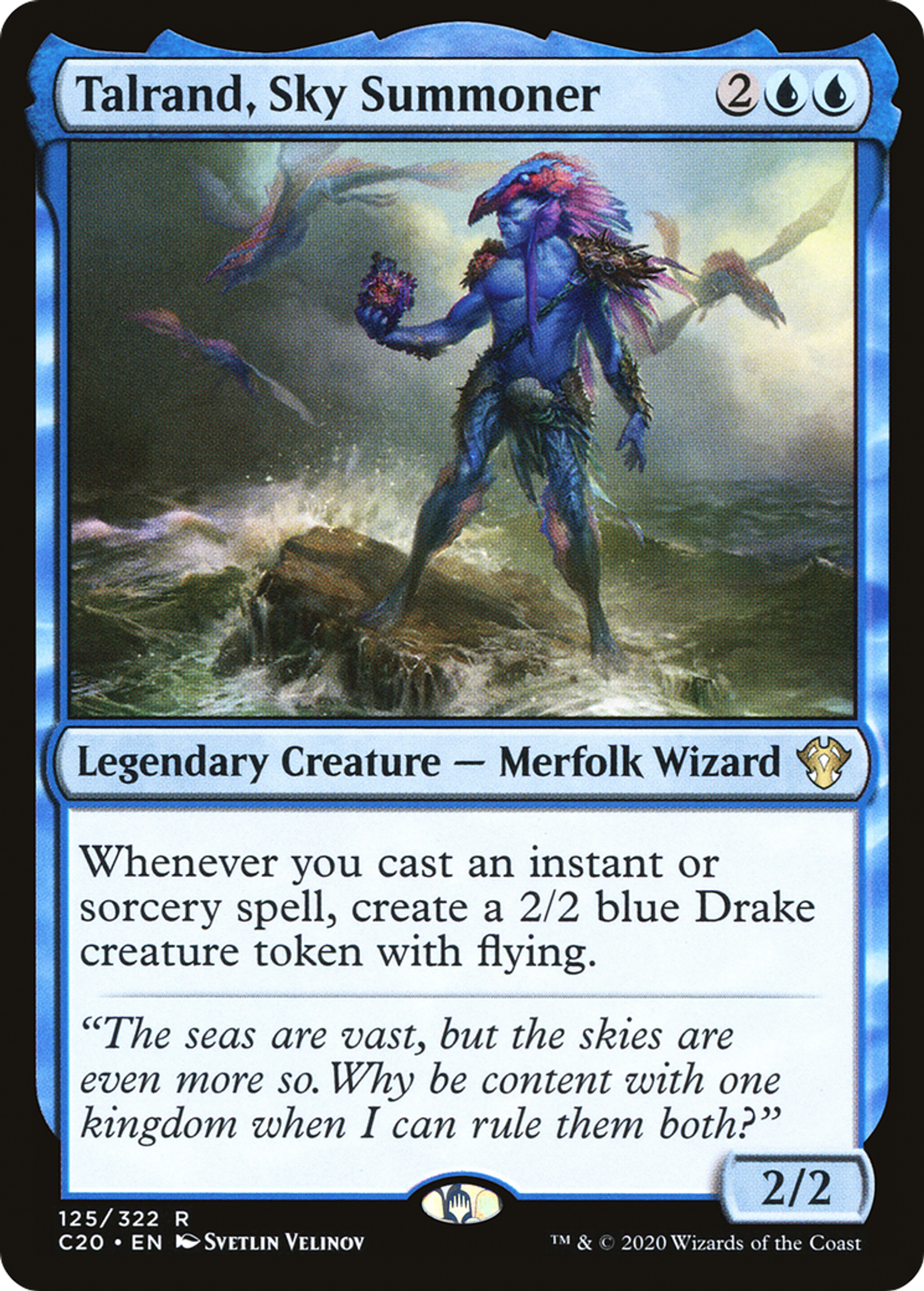 Talrand, Sky Summoner — Commander 2020 — Magic: The Gathering