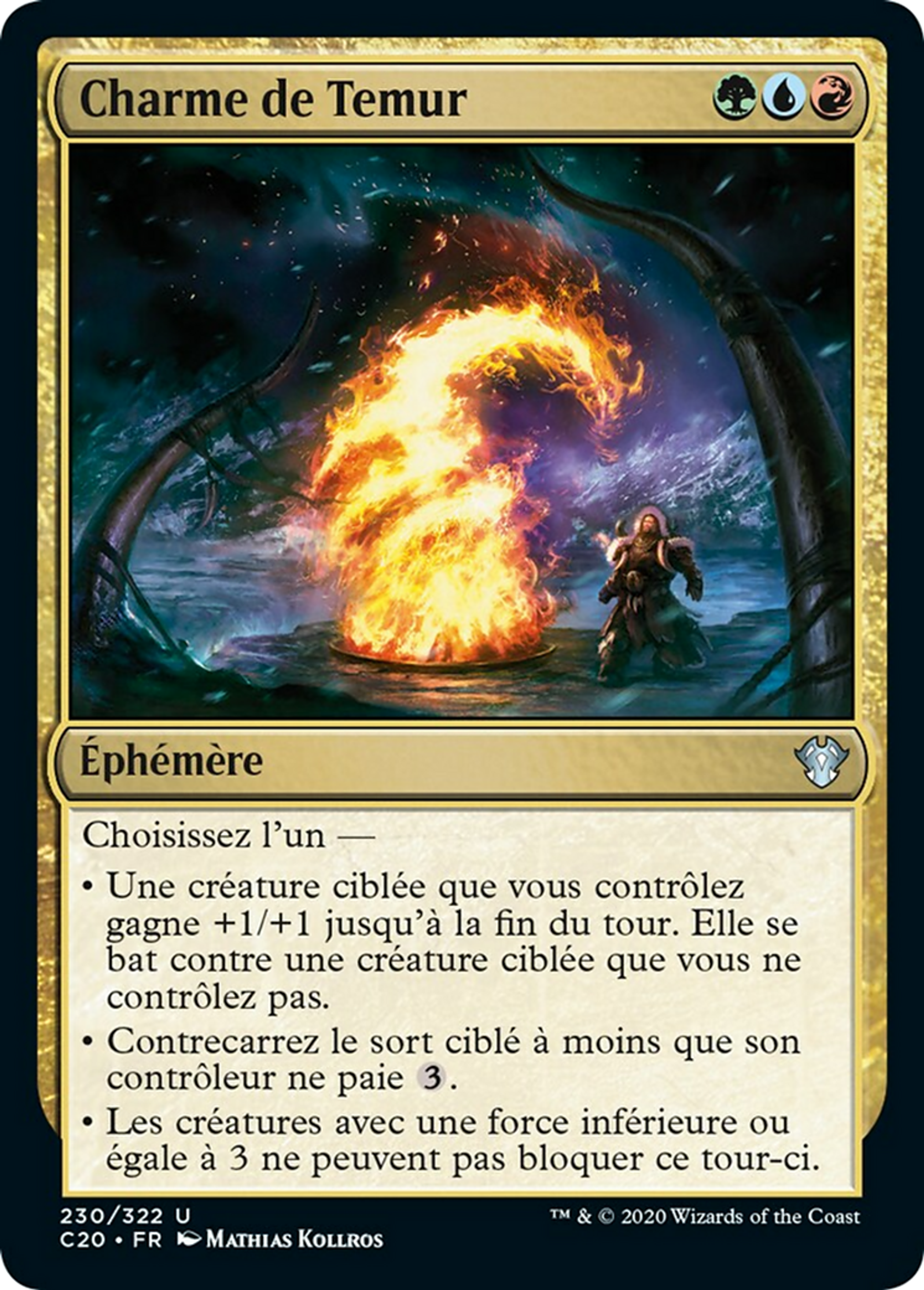 Charme de Temur — Commander 2020 — Magic: The Gathering