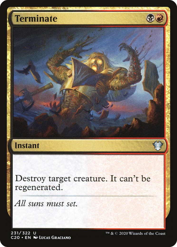 Terminate — Commander 2020 — Magic: The Gathering
