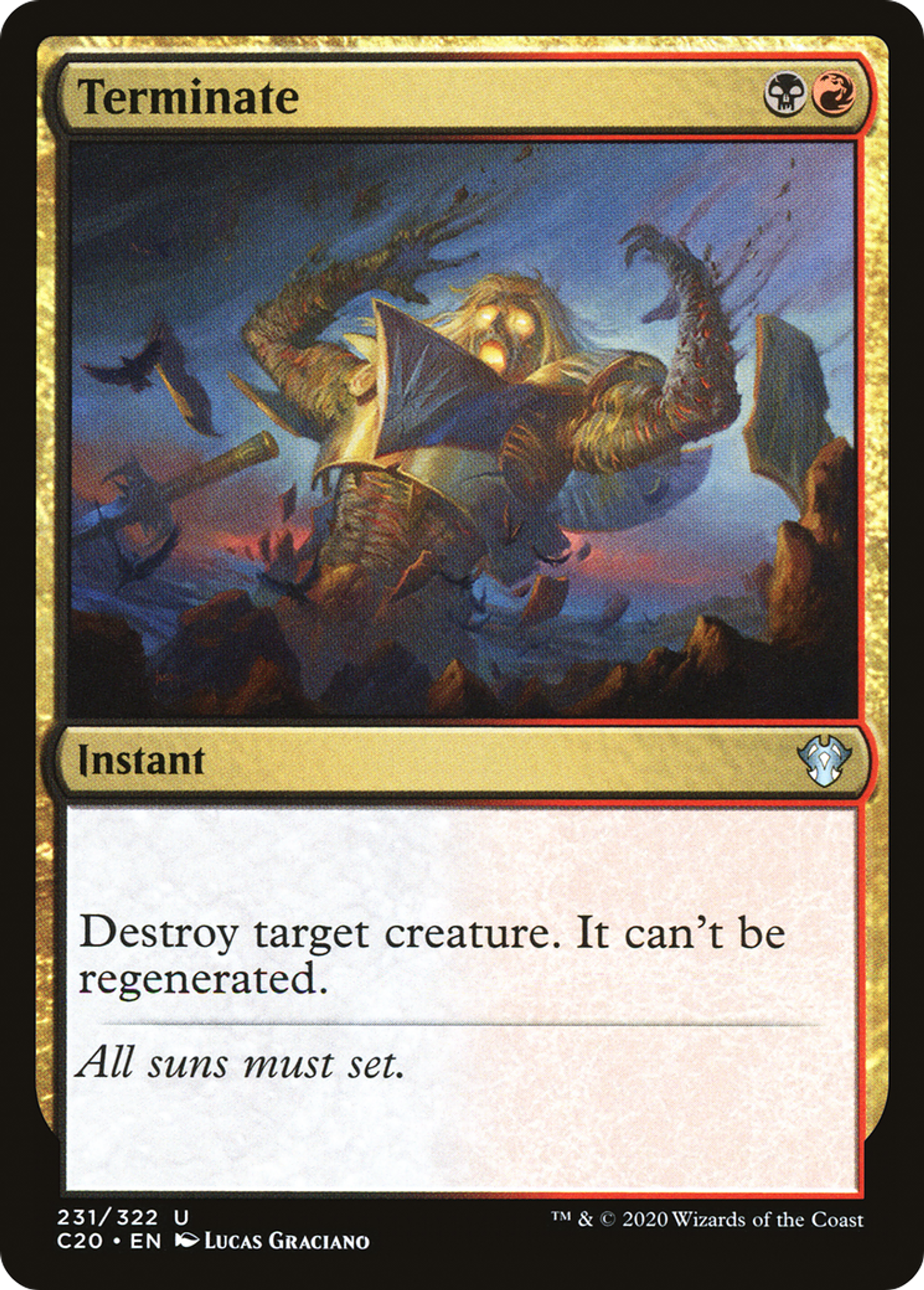 Terminate — Commander 2020 — Magic: The Gathering