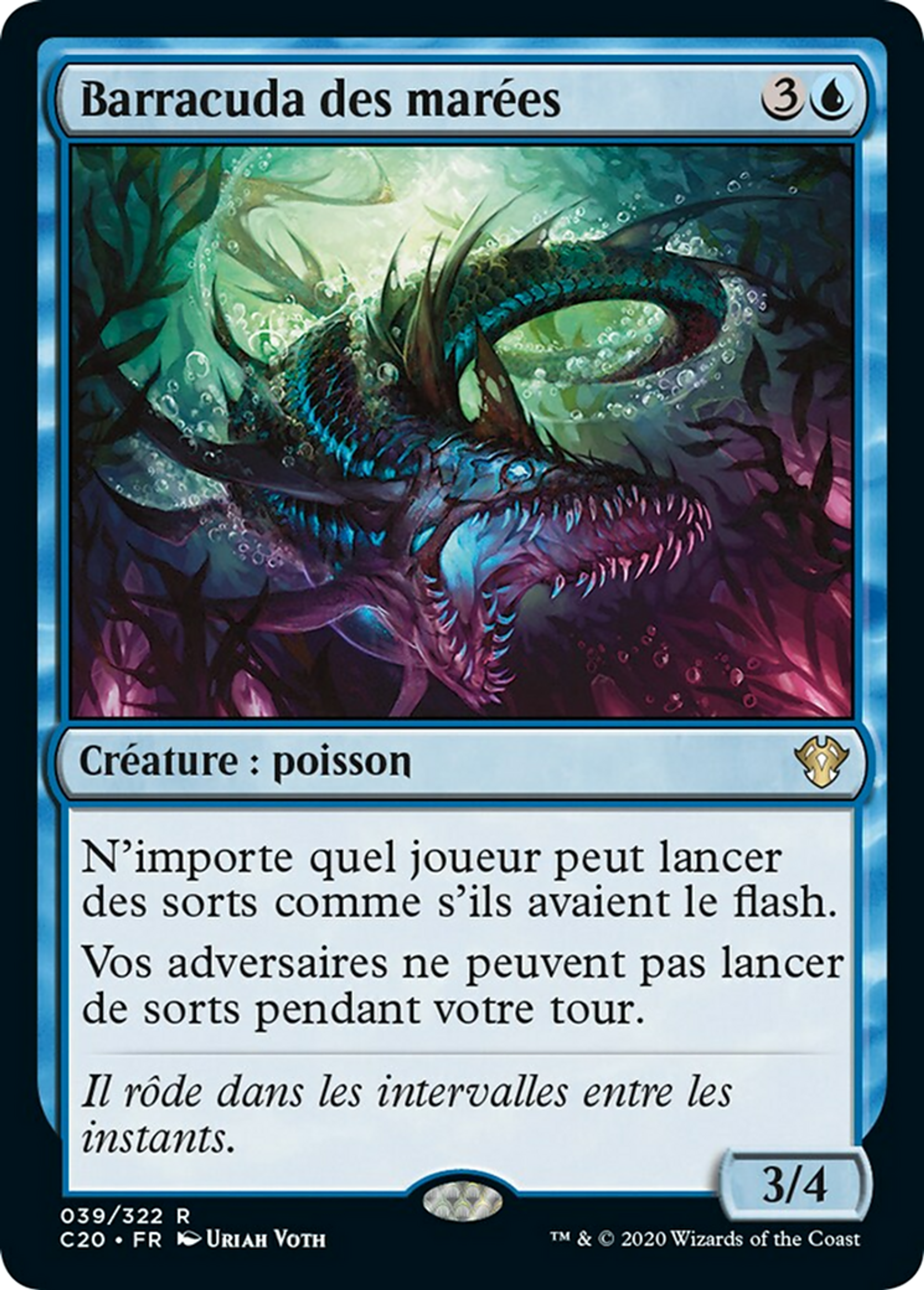 Barracuda des marées — Commander 2020 — Magic: The Gathering