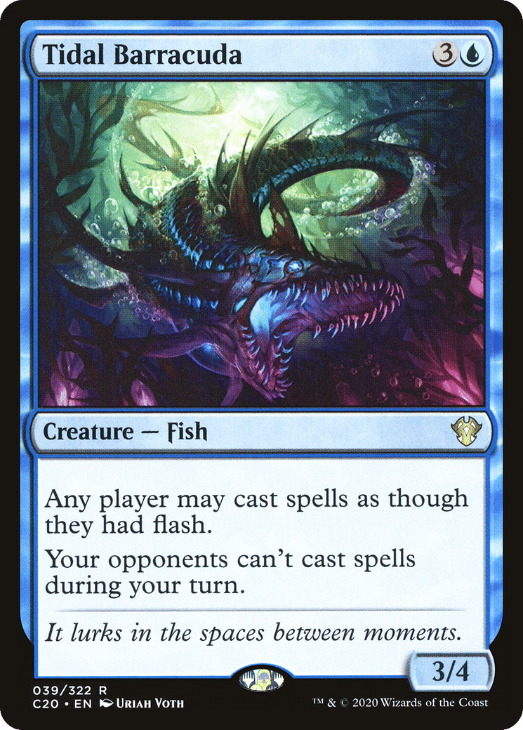 Tidal Barracuda — Commander 2020 — Magic: The Gathering