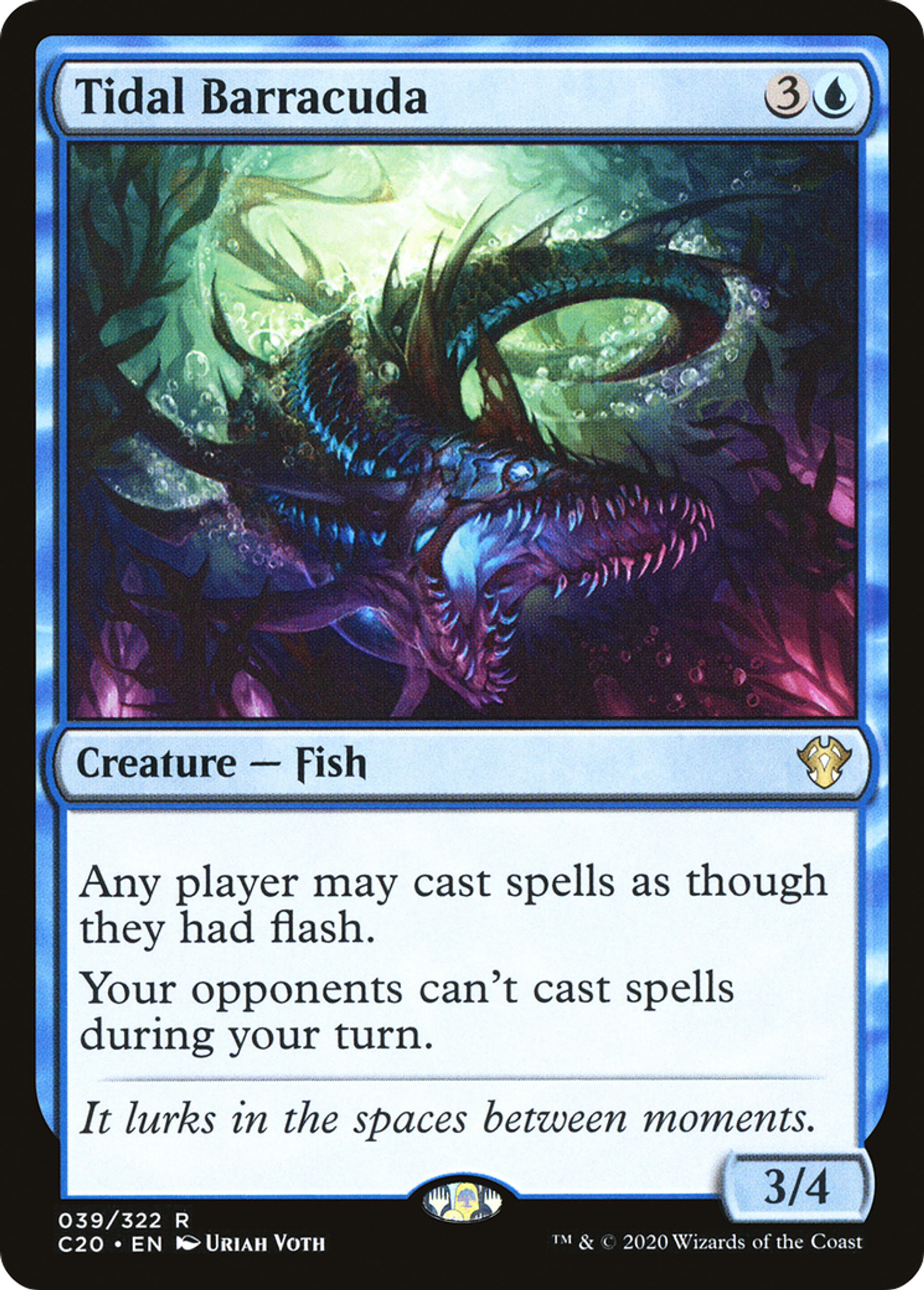 Tidal Barracuda — Commander 2020 — Magic: The Gathering
