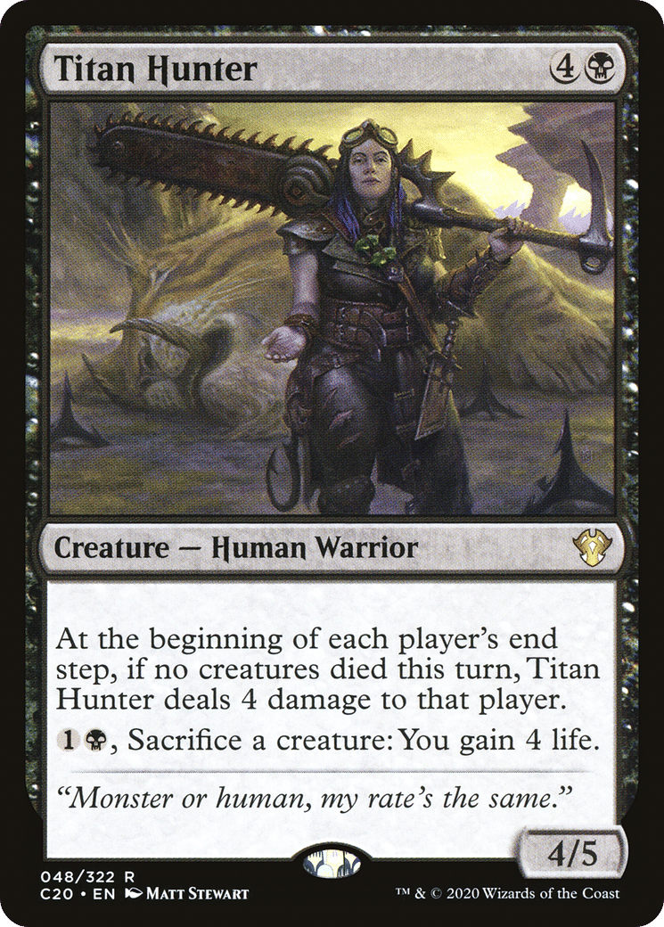 Titan Hunter — Commander 2020 — Magic: The Gathering