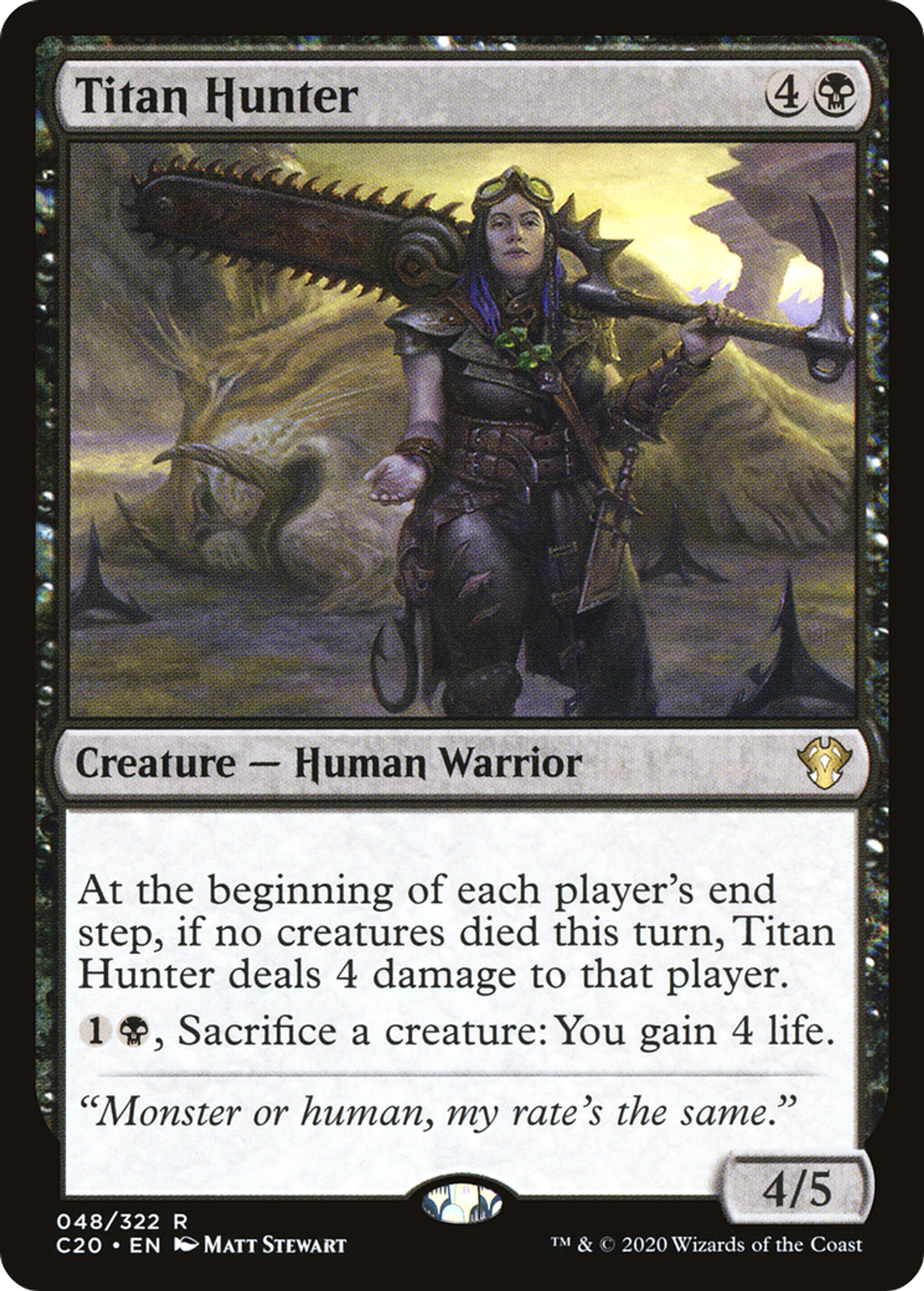 Titan Hunter — Commander 2020 — Magic: The Gathering