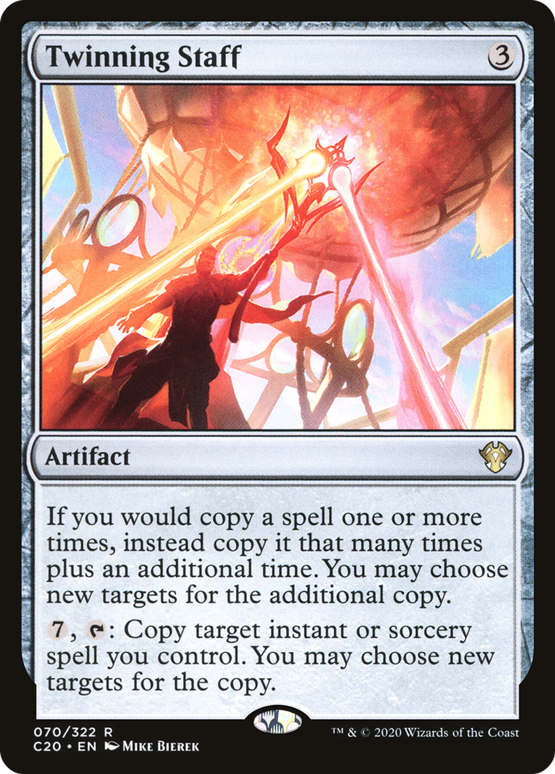 Twinning Staff — Commander 2020 — Magic: The Gathering
