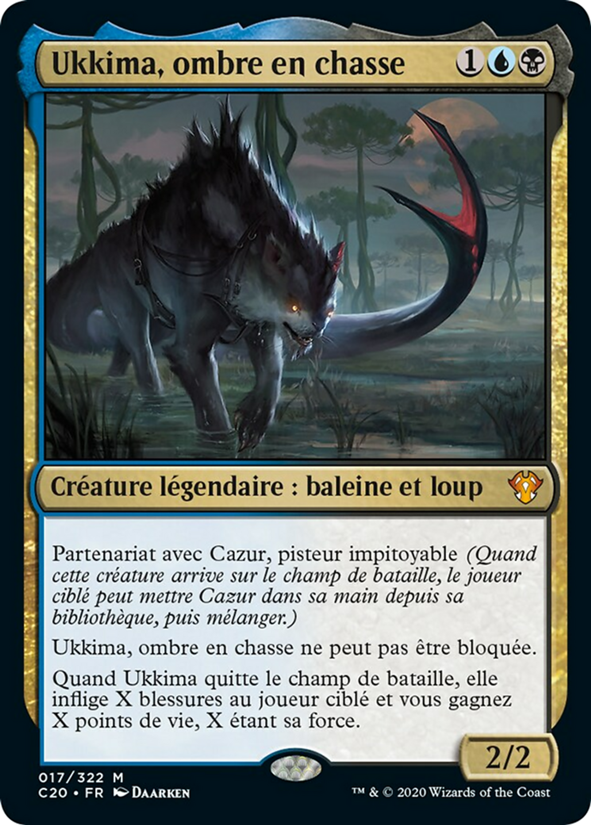 Ukkima, ombre en chasse — Commander 2020 — Magic: The Gathering