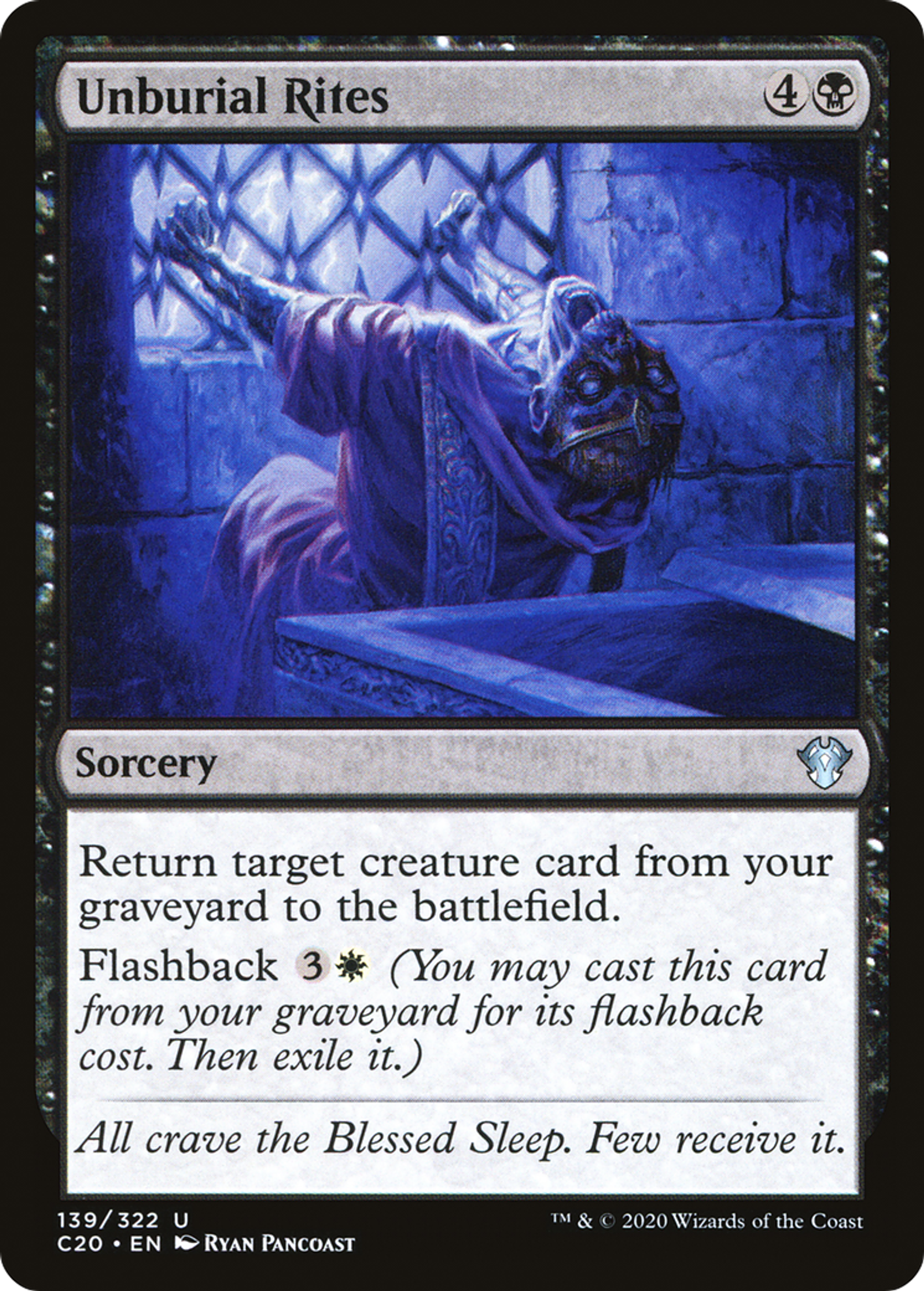Unburial Rites — Commander 2020 — Magic: The Gathering